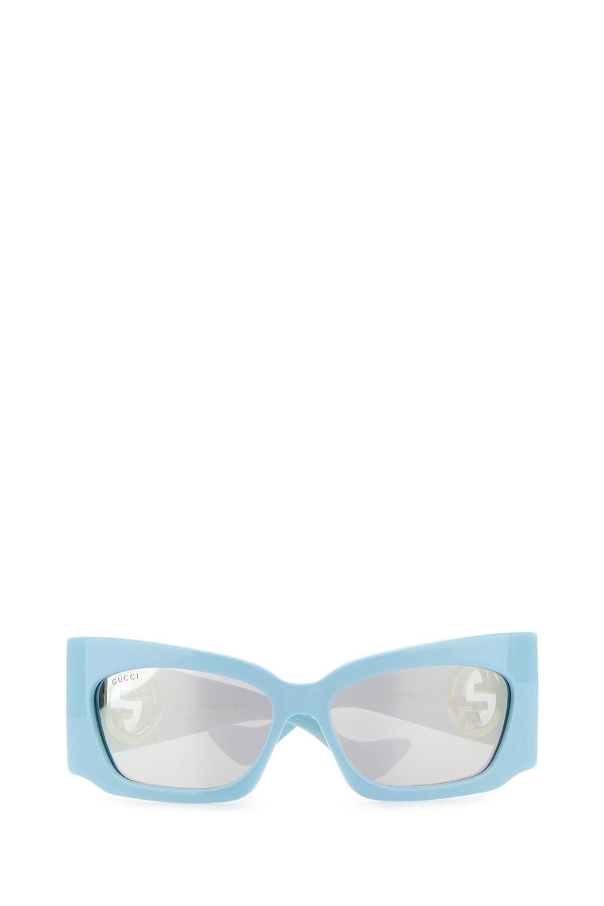 Gucci Women Light-Blue Acetate Sunglasses GUCCI