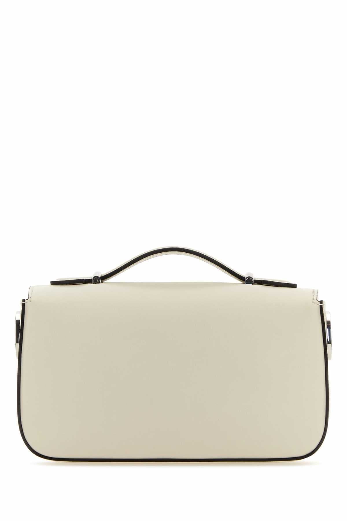 Gucci Women Ivory Leather Mini Petite Gg Handbag GUCCI