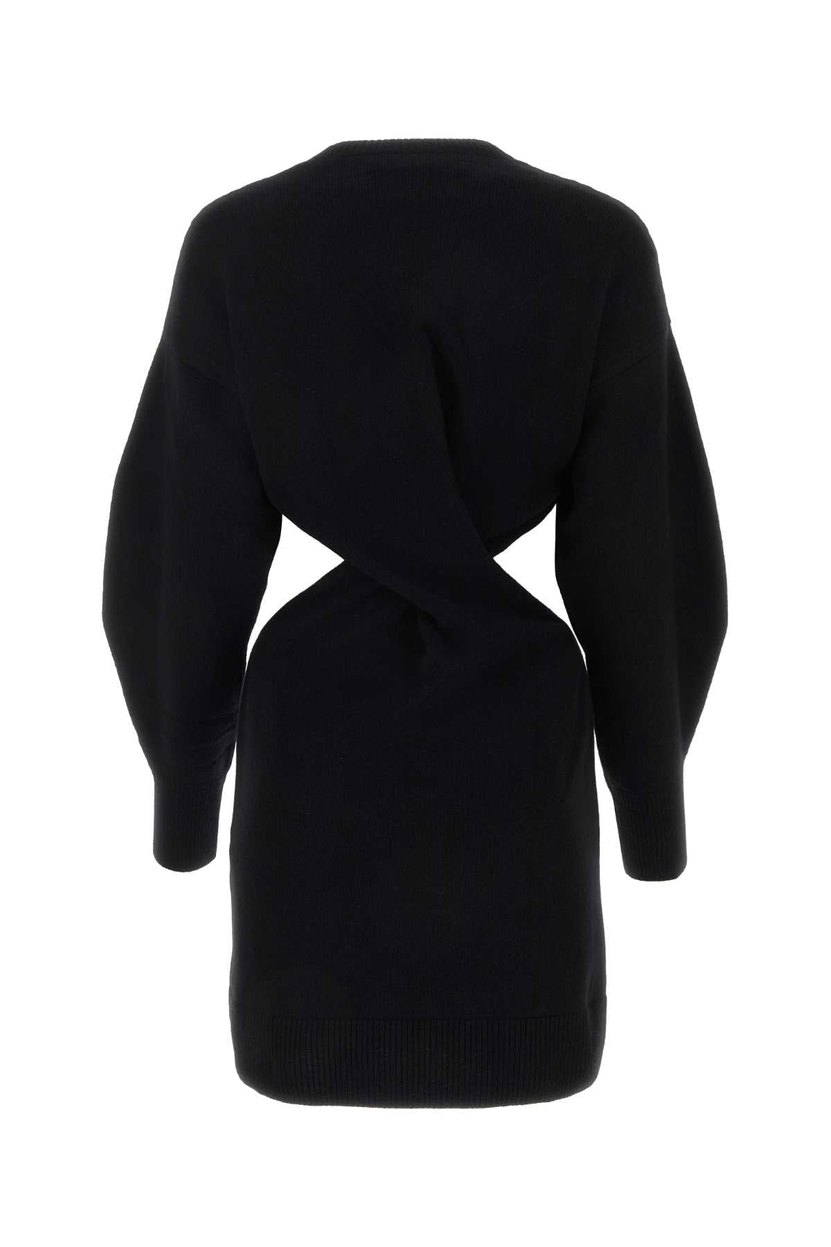 Alexander Mcqueen Women Black Wool Blend Dress ALEXANDER MCQUEEN