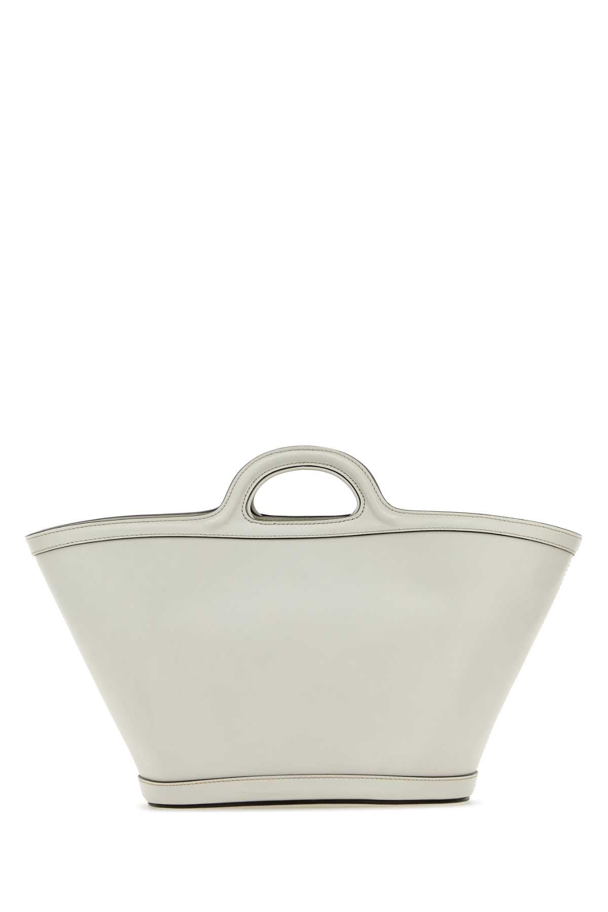 Marni Women White Leather Small Tropicalia Handbag MARNI