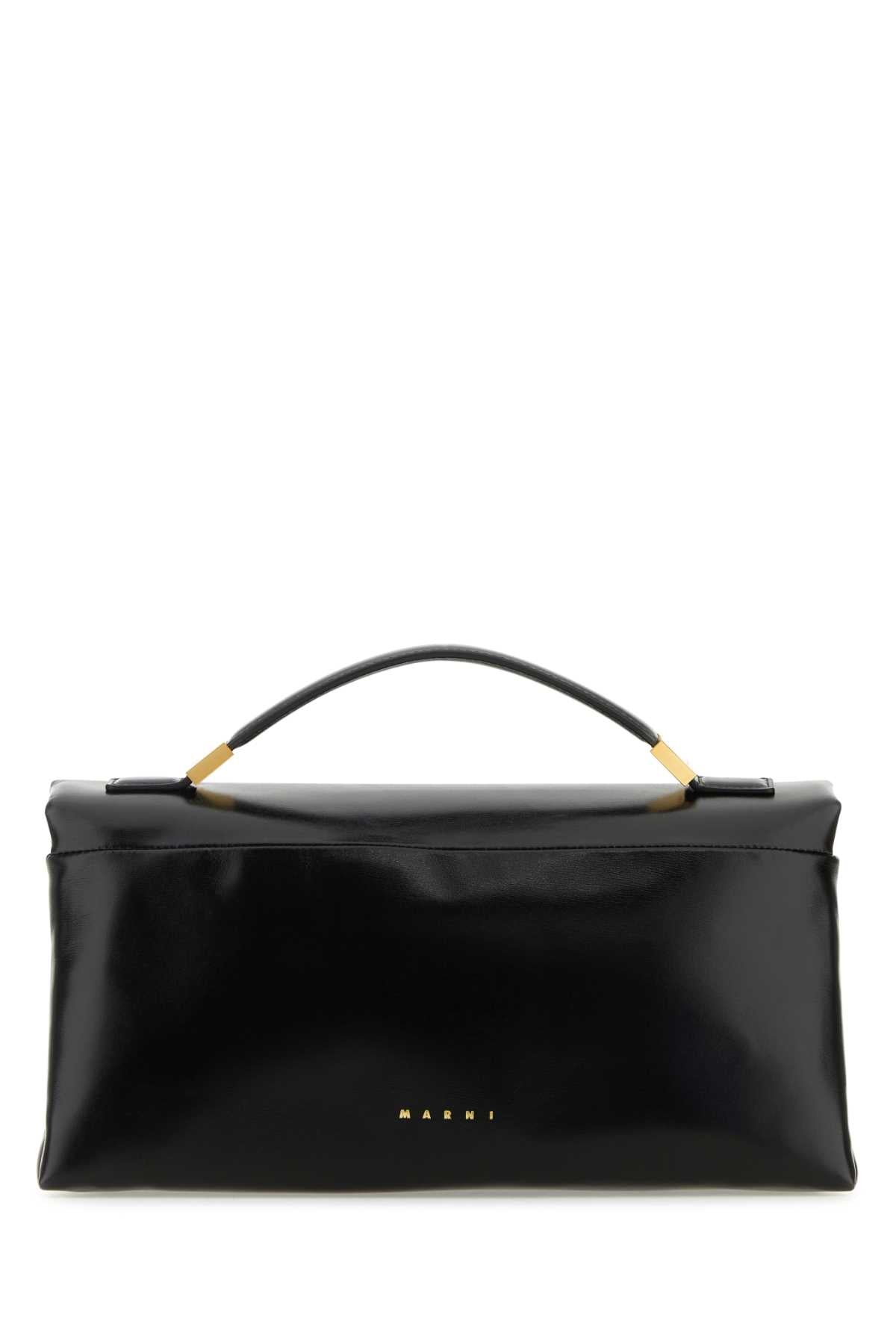 Marni Women Black Leather Prisma Handbag MARNI