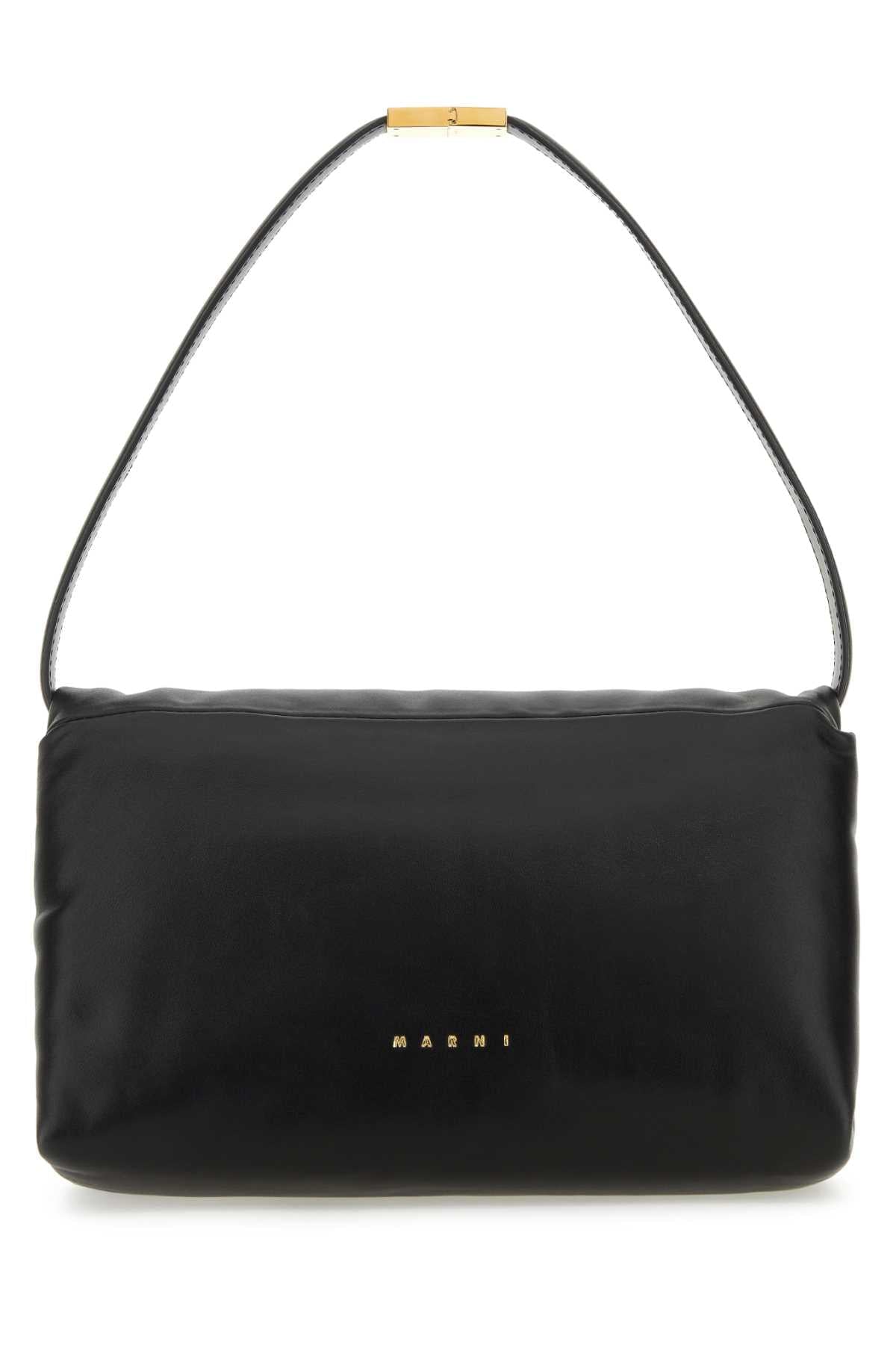 Marni Women Black Leather Shoulder Bag MARNI