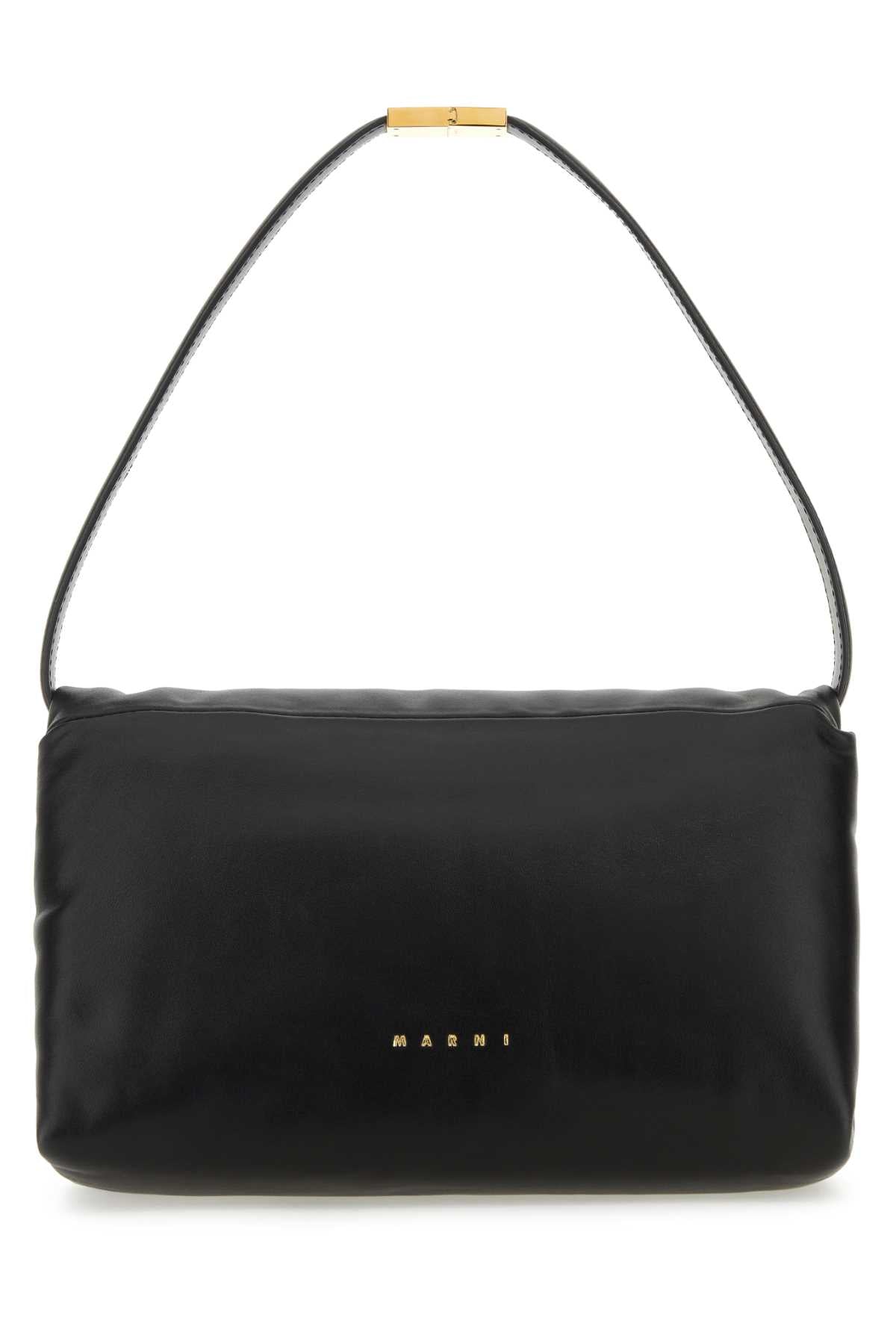 Marni Women Black Leather Shoulder Bag MARNI