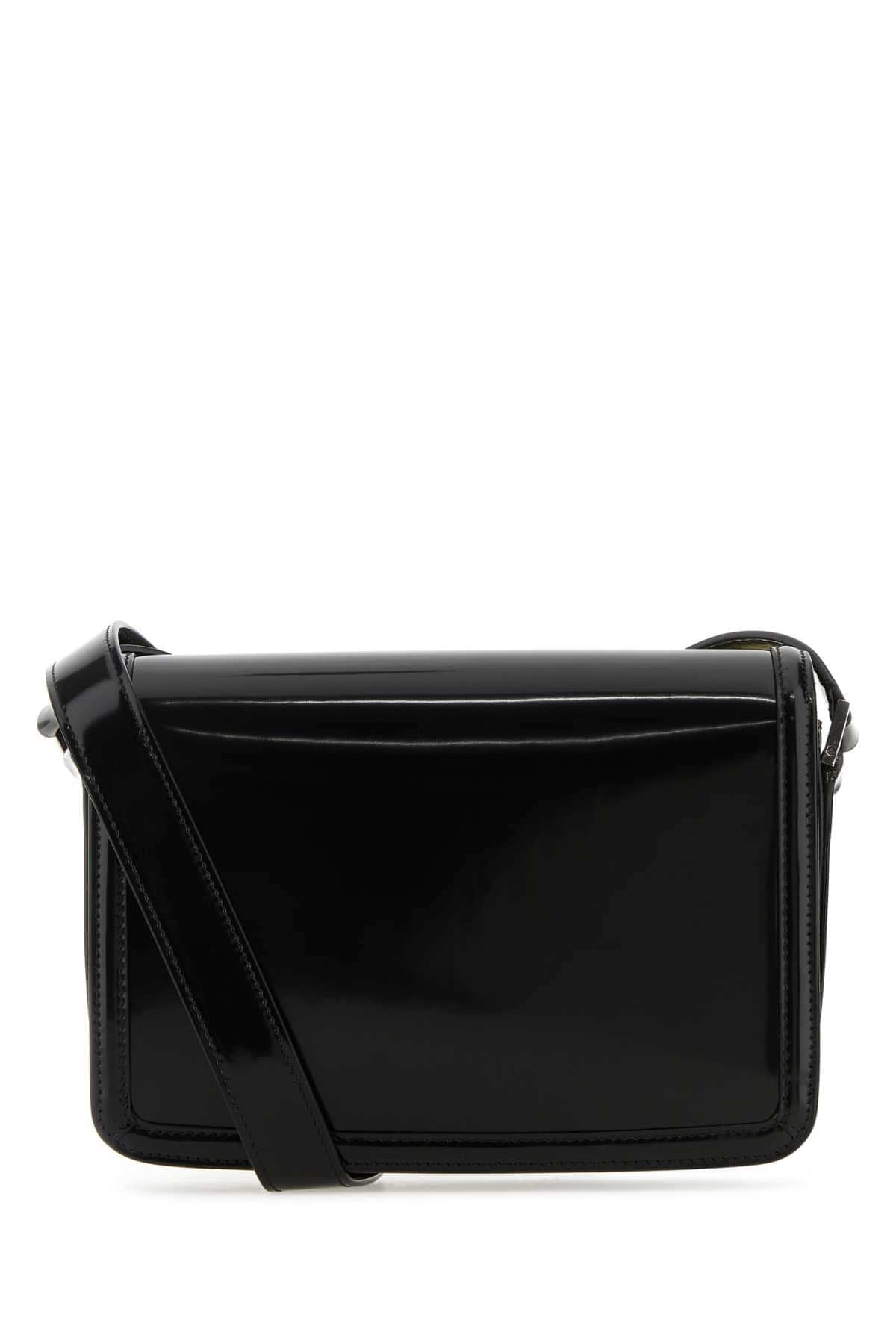 Saint Laurent Men Black Leather Solferino Medium Crossbody Bag SAINT LAURENT