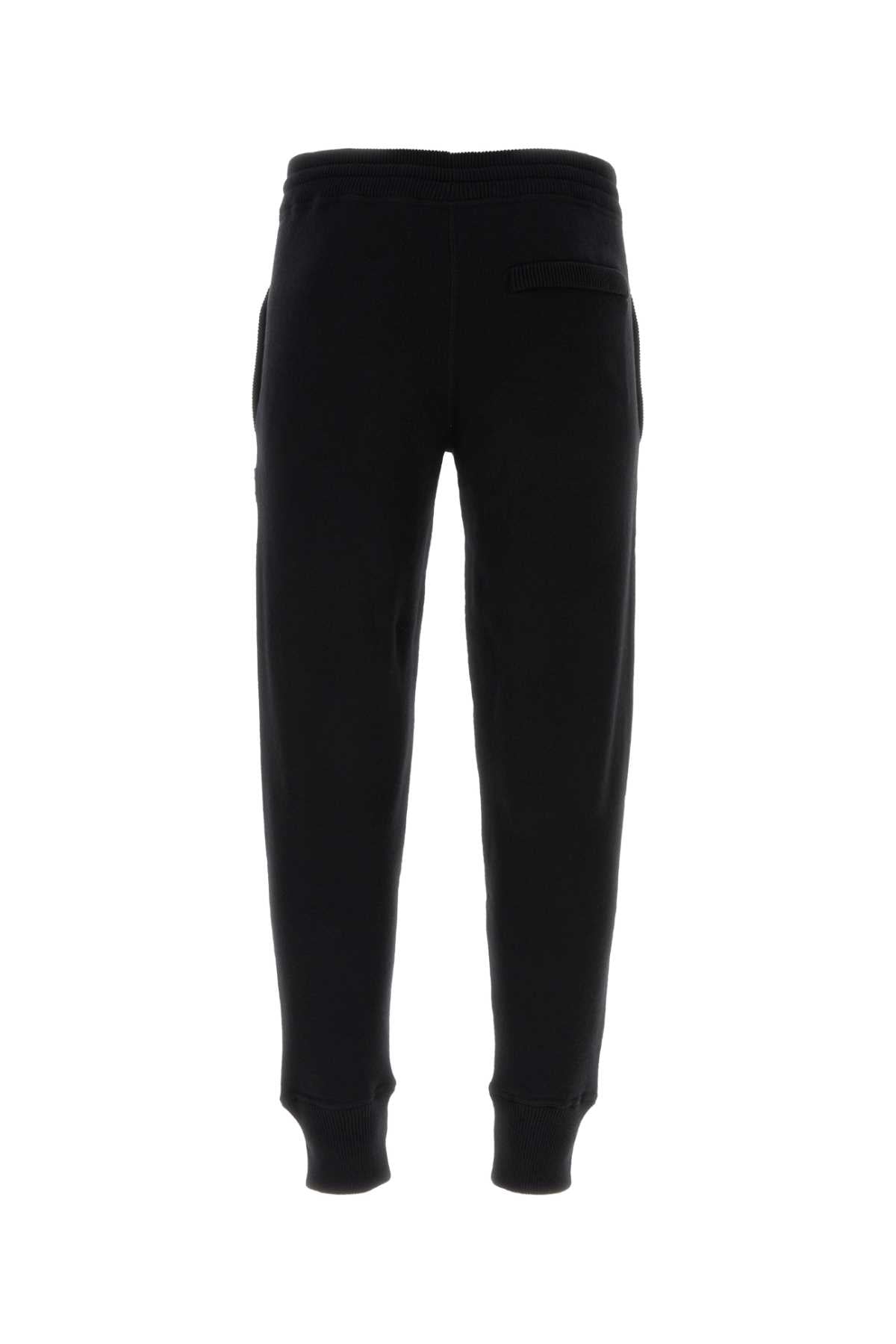 Dolce & Gabbana Men Black Wool Blend Joggers DOLCE & GABBANA