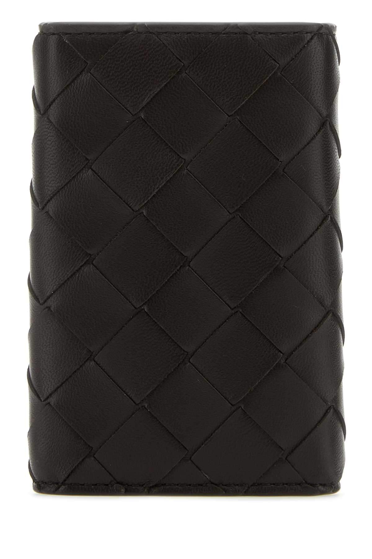 Bottega Veneta Women Dark Brown Nappa Leather Keyring Case BOTTEGA VENETA