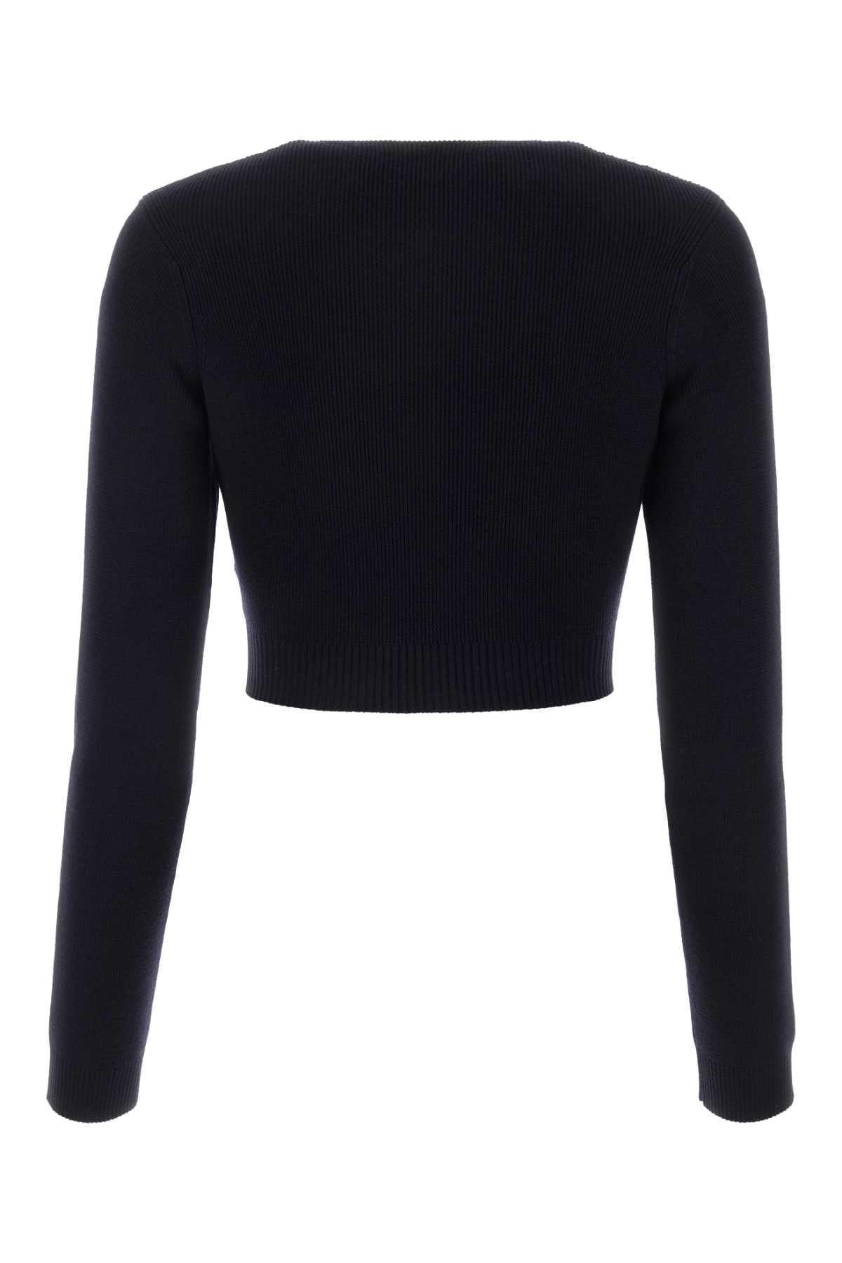 Jil Sander Women Midnight Blue Wool Sweater JIL SANDER