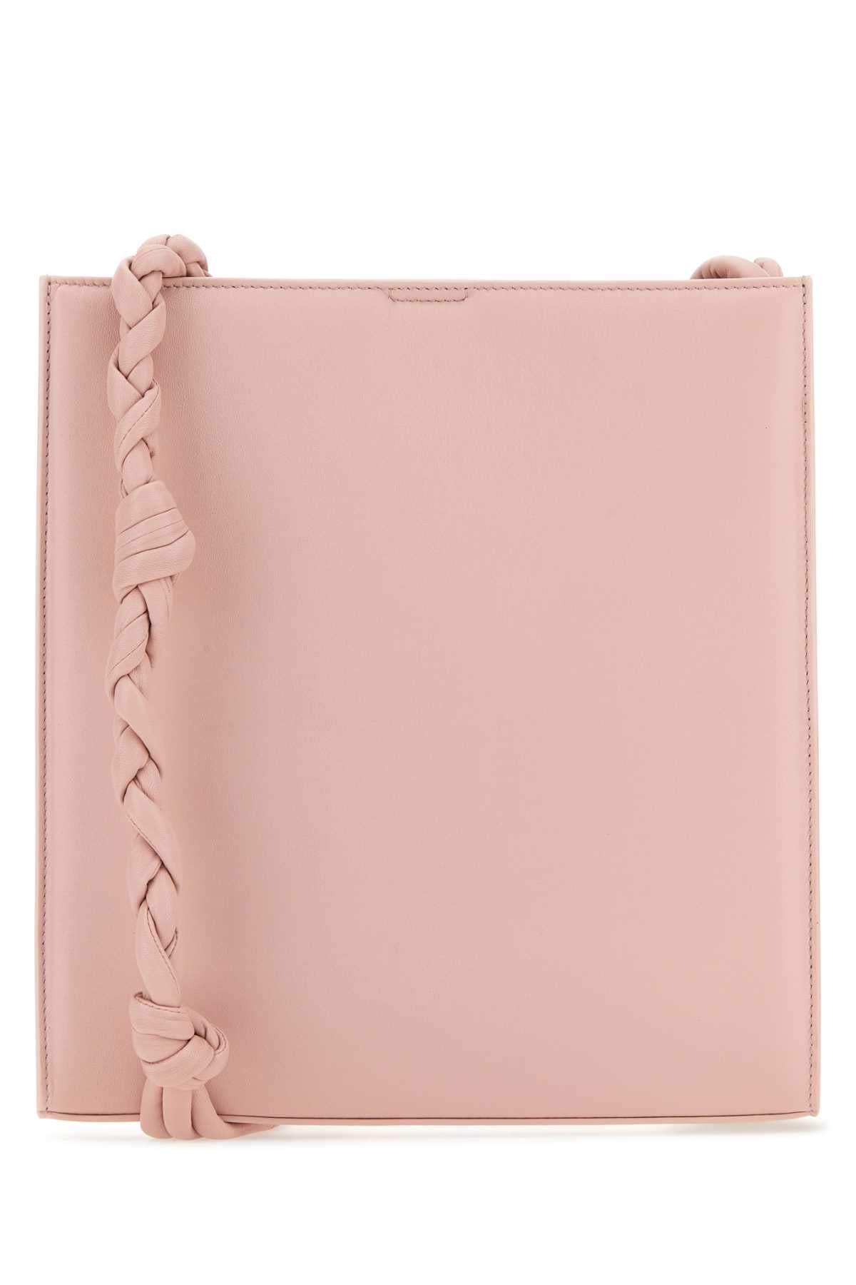 Jil Sander Women Pink Leather Tangle Shoulder Bag JIL SANDER