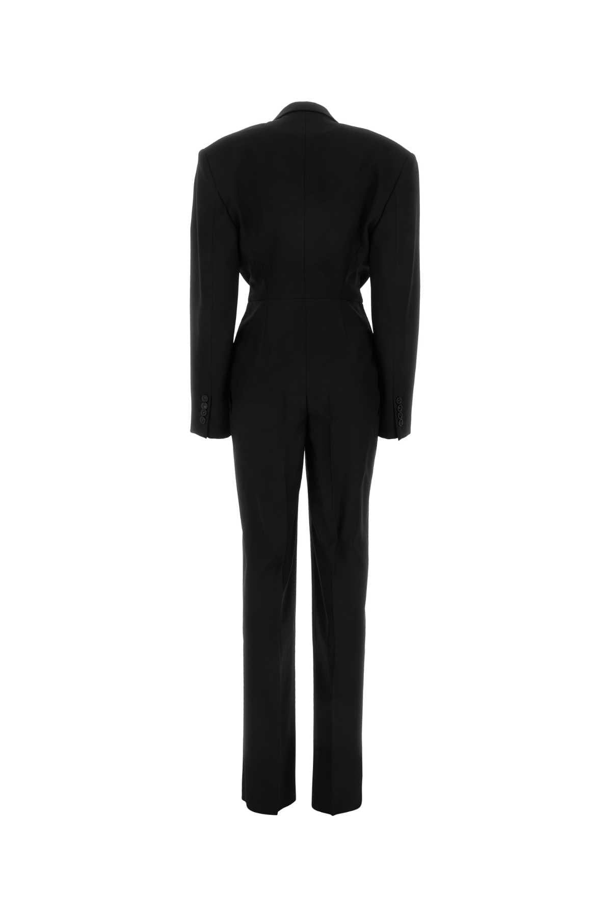 Stella Mccartney Women Black Wool Jumpsuit STELLA MCCARTNEY