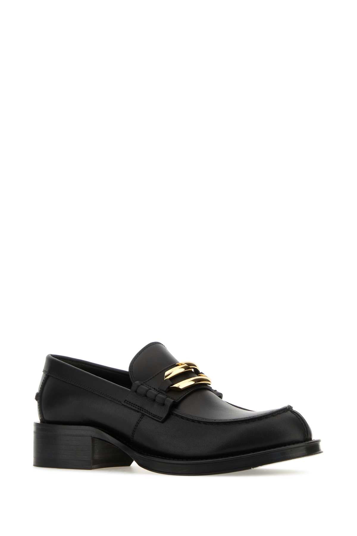 Lanvin Women Black Leather Medley Loafers LANVIN