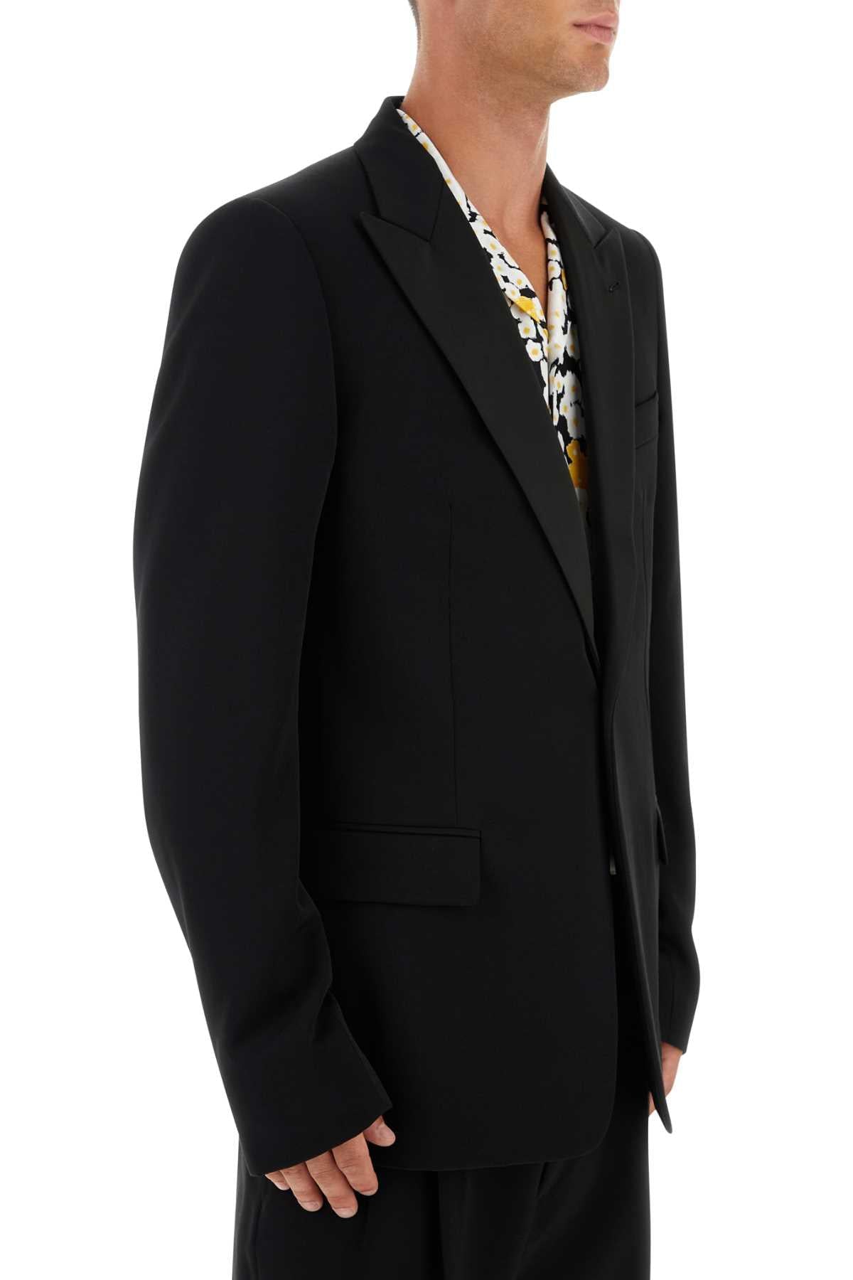 Lanvin Men Black Wool Blazer LANVIN