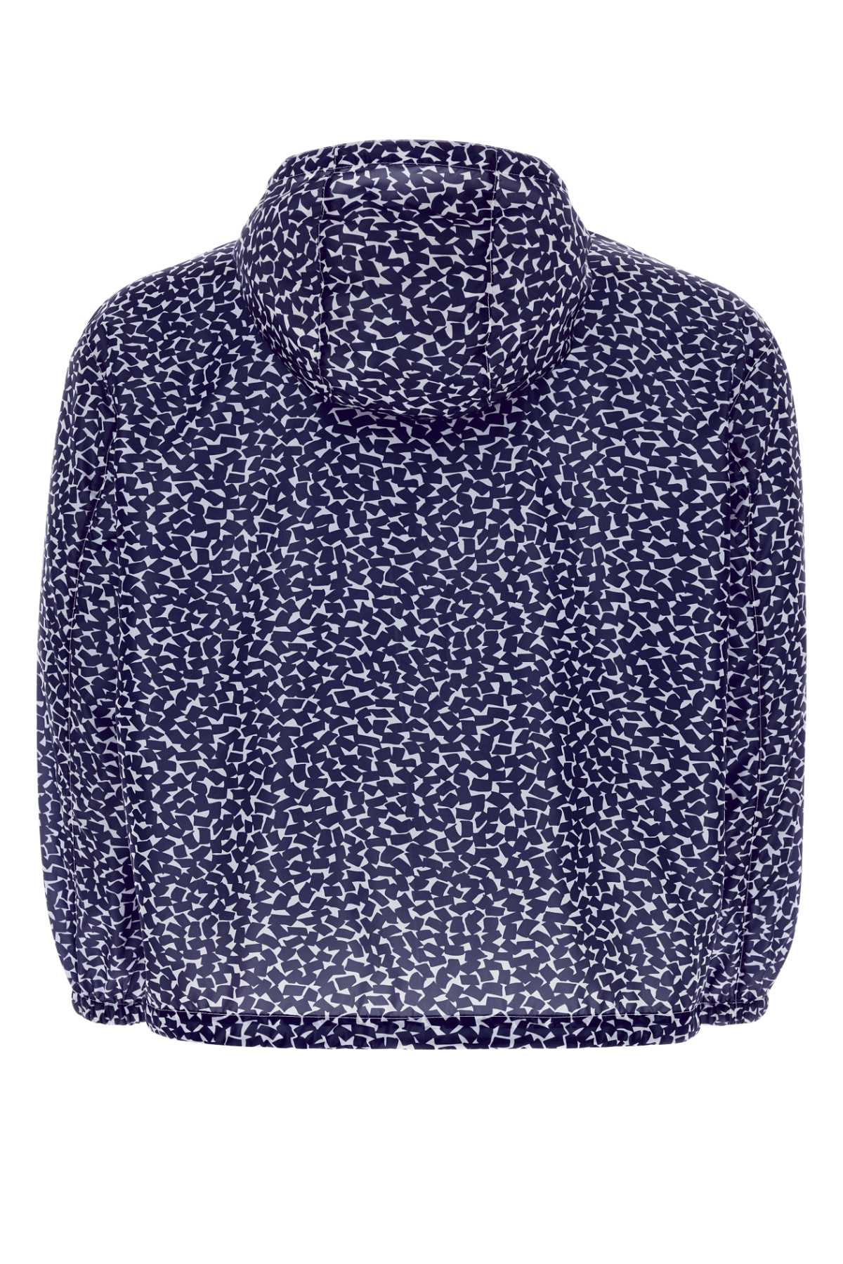Prada Men Printed Re-Nylon Windbreaker PRADA