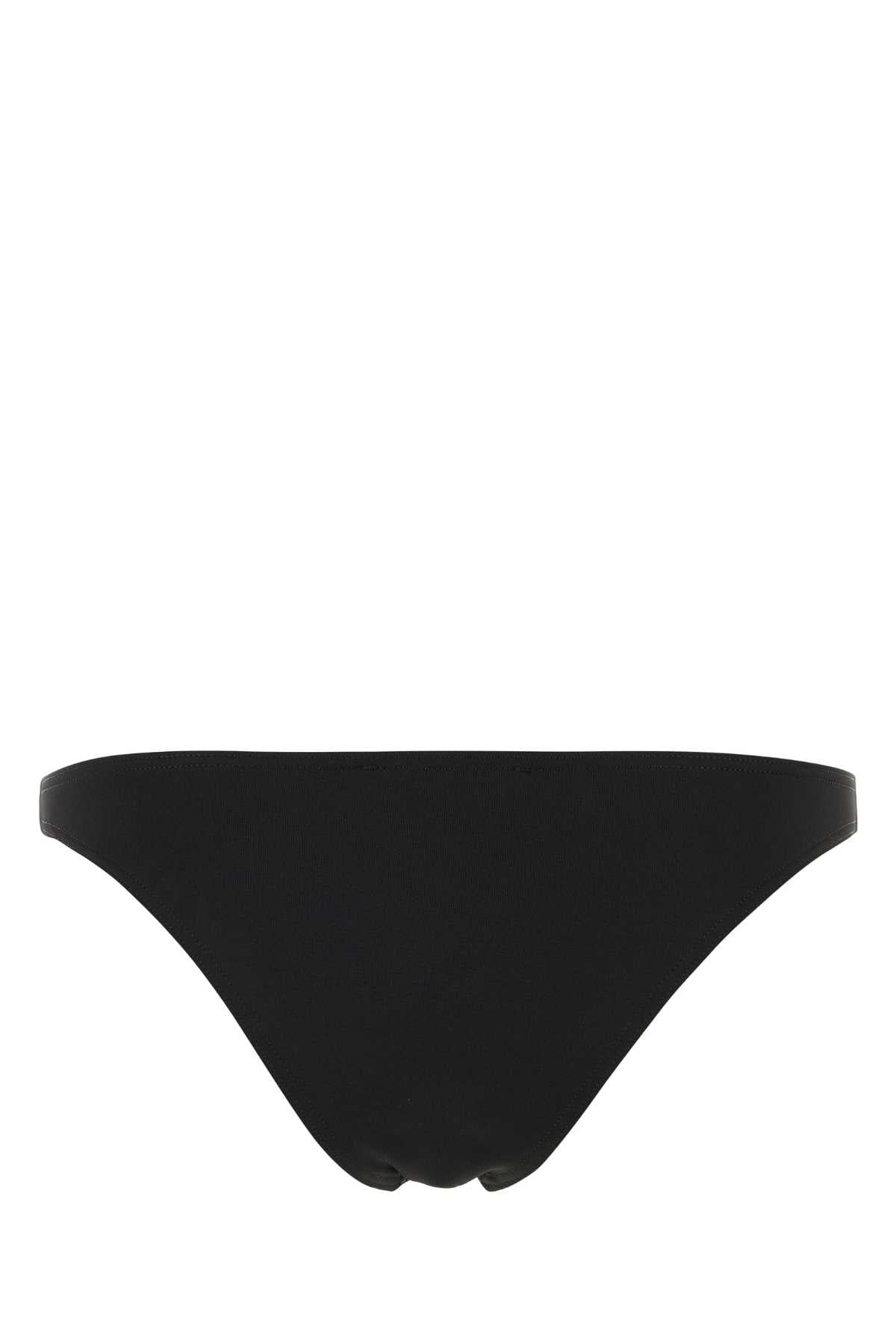 Prada Women Black Stretch Re-Nylon Bikini Bottom PRADA