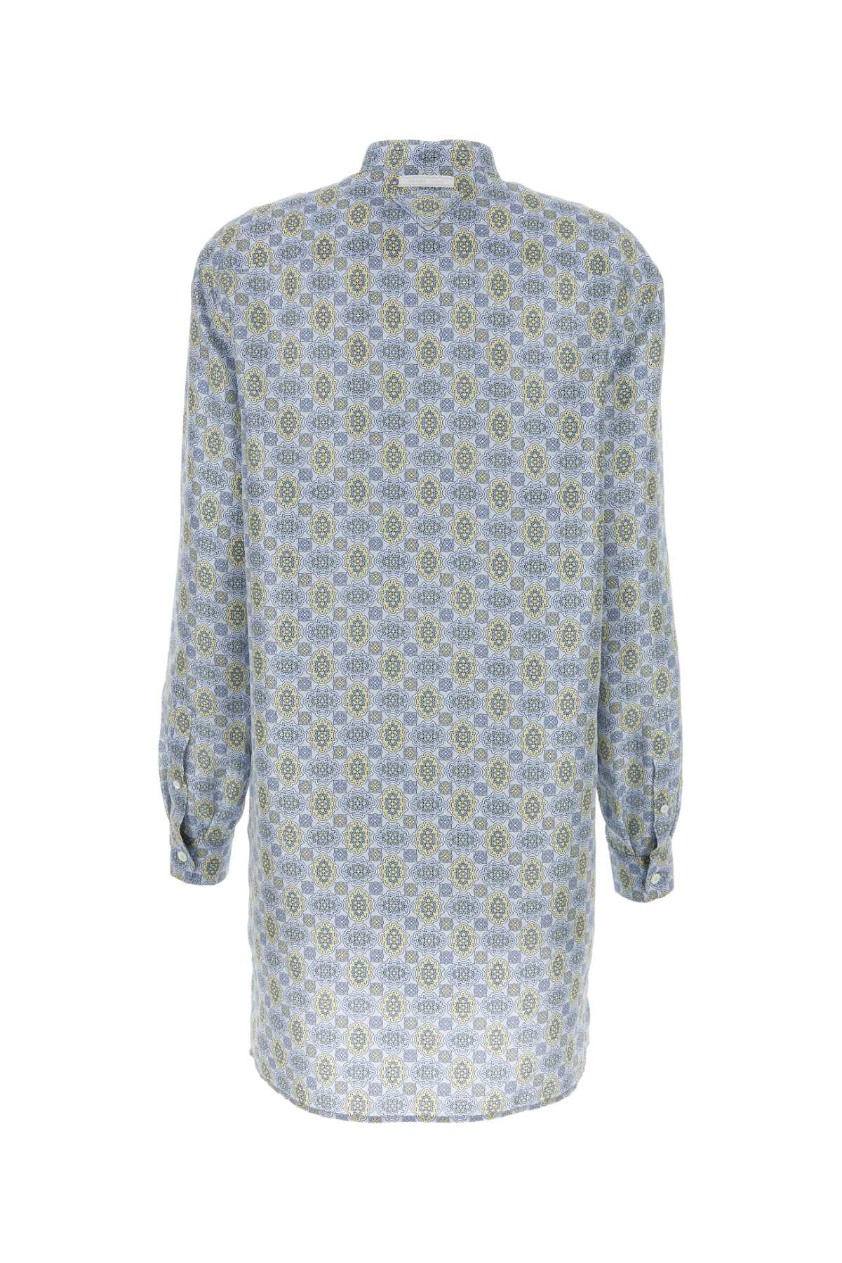 Prada Women Printed Silk Shirt Dress PRADA