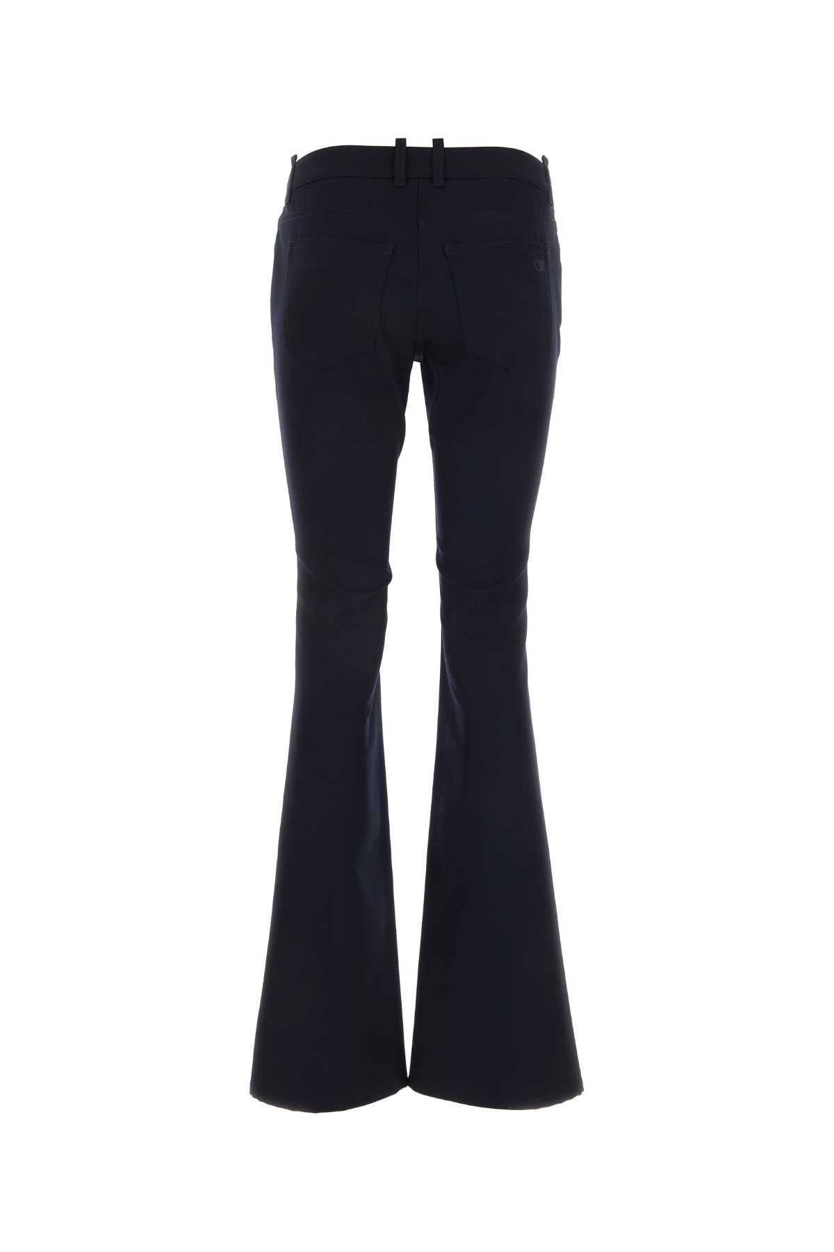 Off White Women Midnight Blue Wool Pant OFF-WHITE