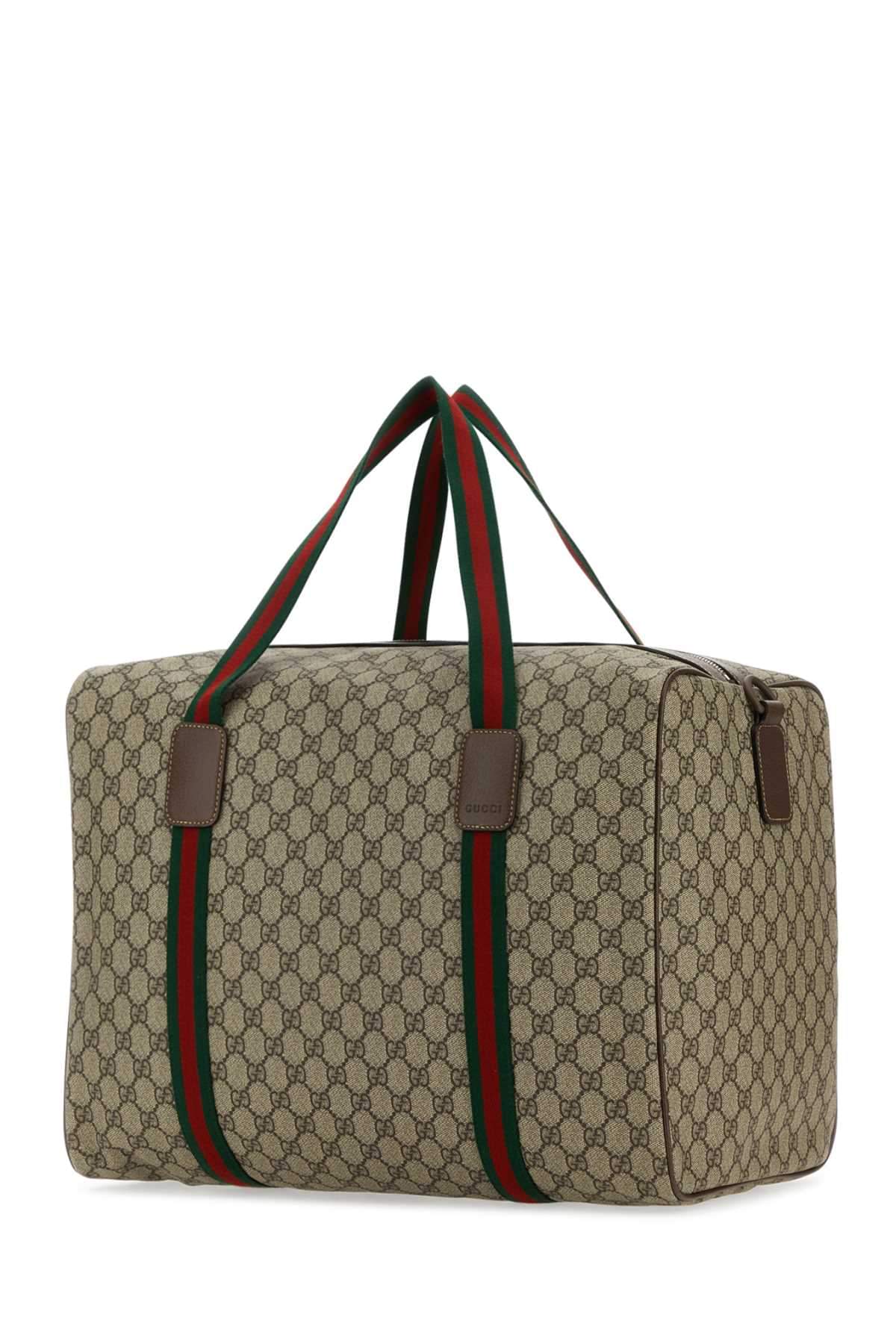 Gucci Men Gg Supreme Fabric Travel Bag GUCCI