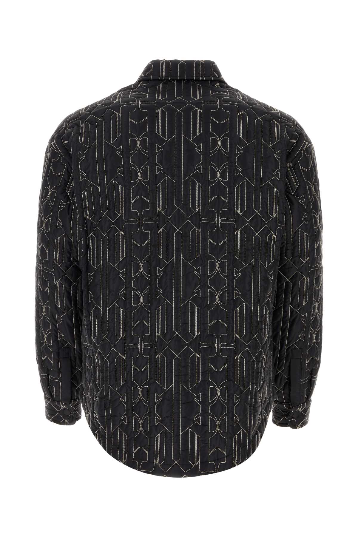 Palm Angels Men Embroidered Nylon Padded Shirt PALM ANGELS