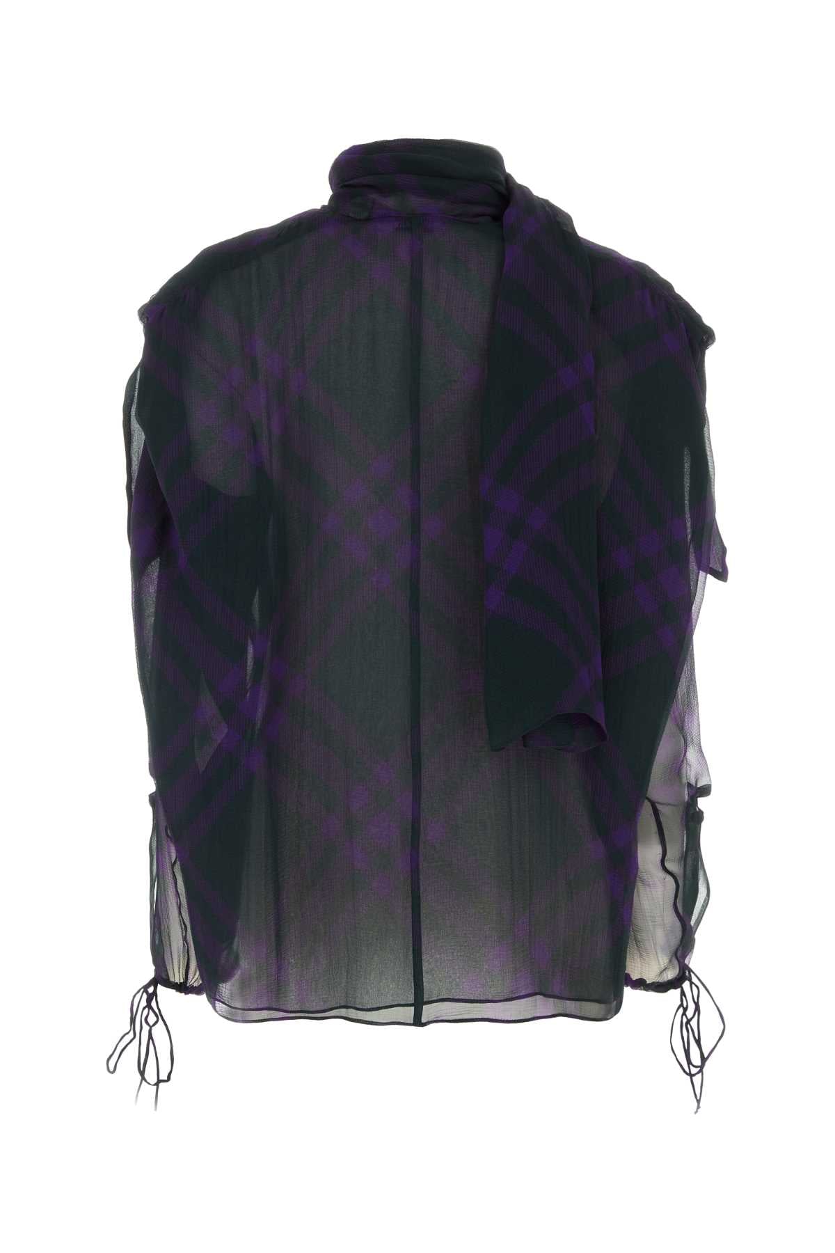 Burberry Women Printed Crepe Blouse BURBERRY