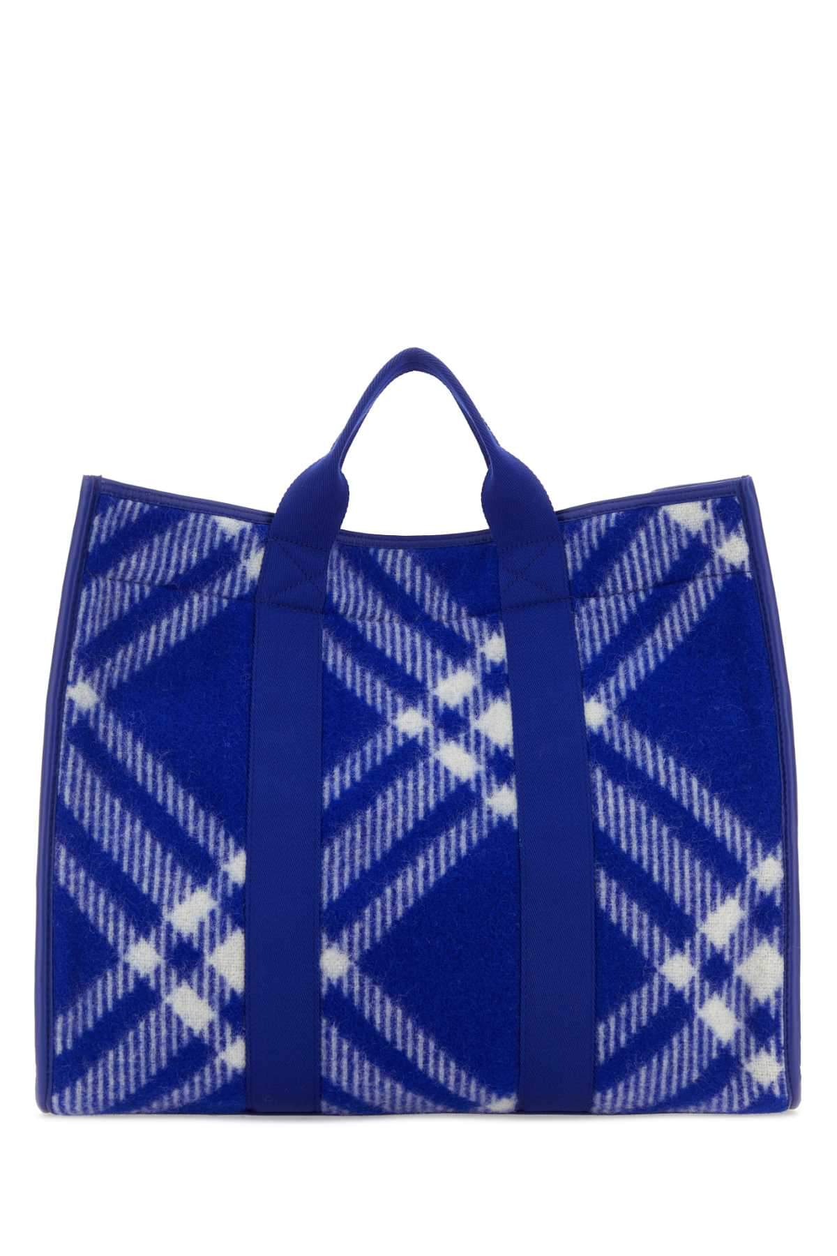 Burberry Men Embroidered Fabric Knight Shopping Bag BURBERRY
