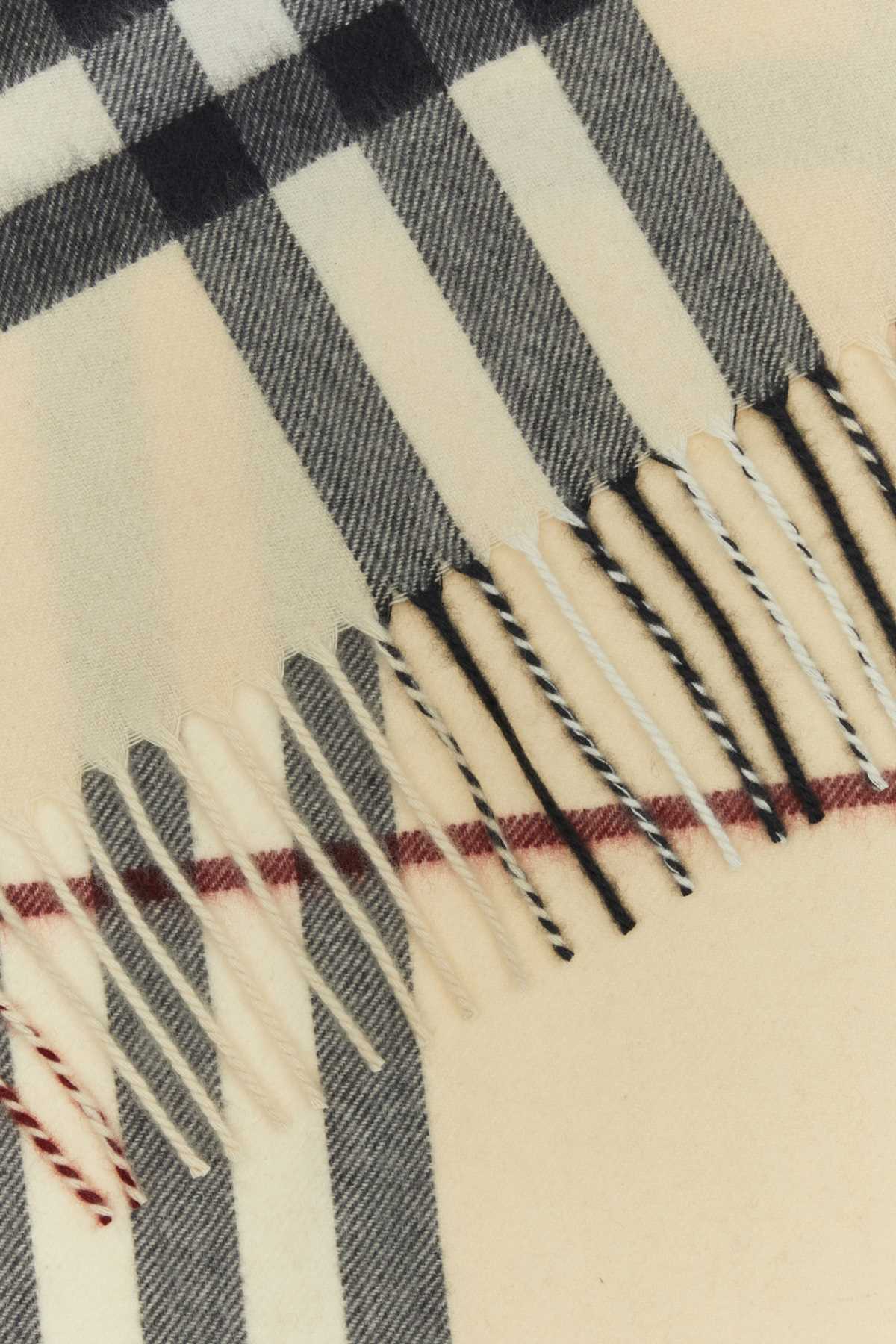 Burberry Unisex Embroidered Cashmere Scarf BURBERRY