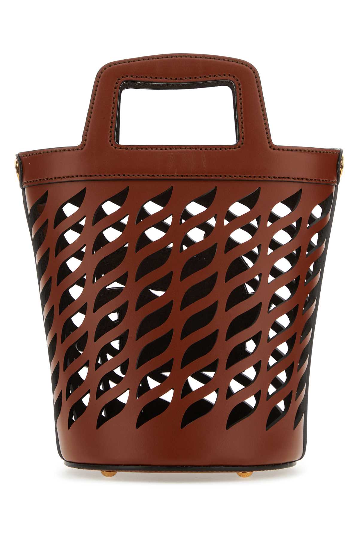 Etro Women Brown Leather Coffa Bucket Bag ETRO