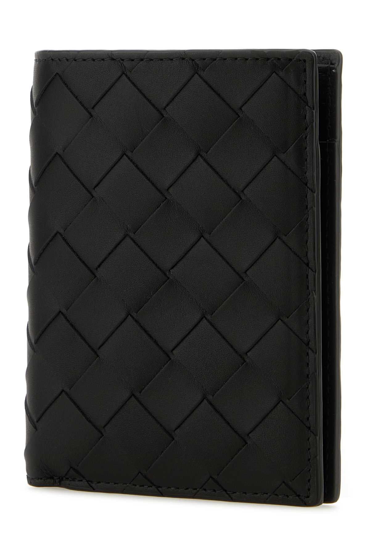 Bottega Veneta Men Black Leather Wallet BOTTEGA VENETA