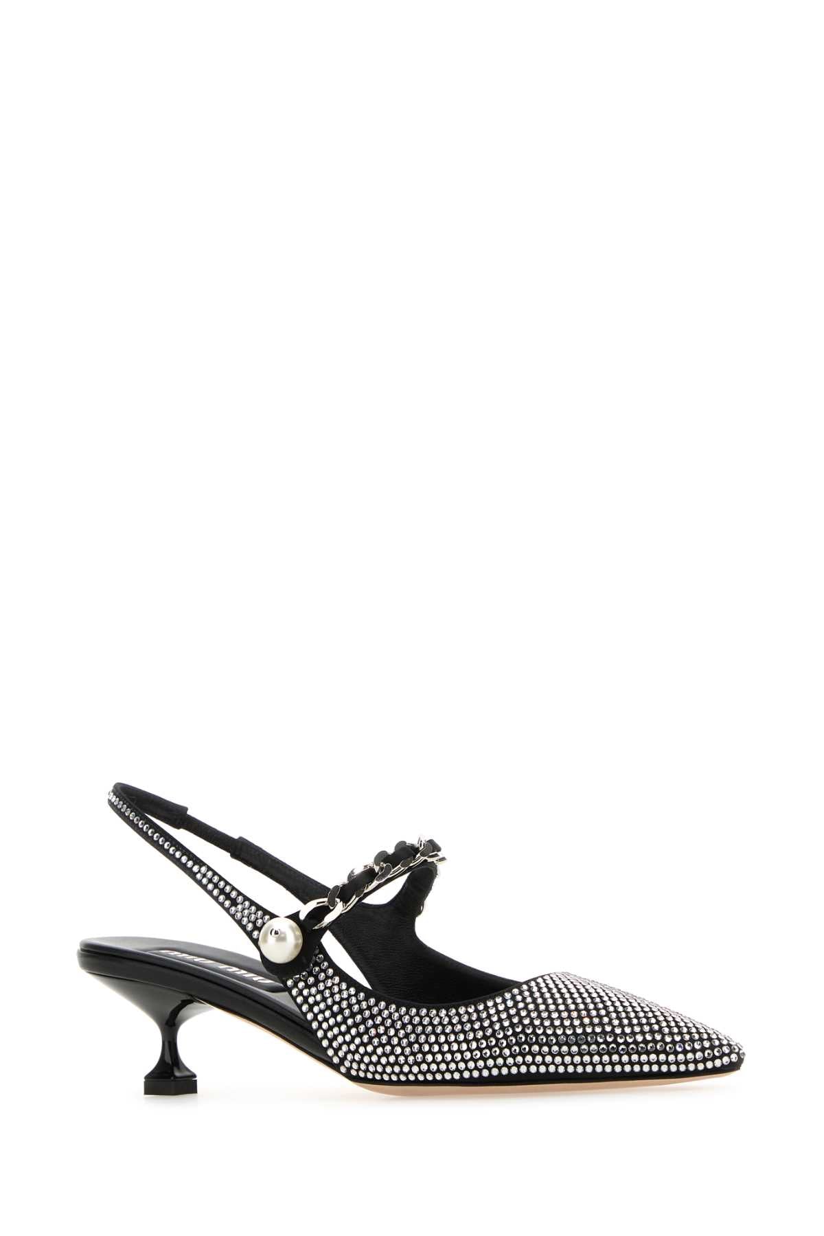 Miu Miu Women Embellished Satin Pumps MIU MIU