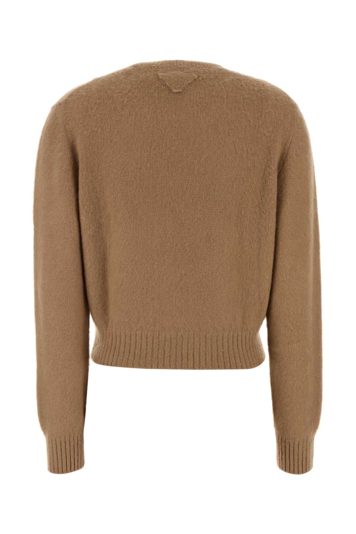 Prada Women Biscuit Cashmere Sweater PRADA