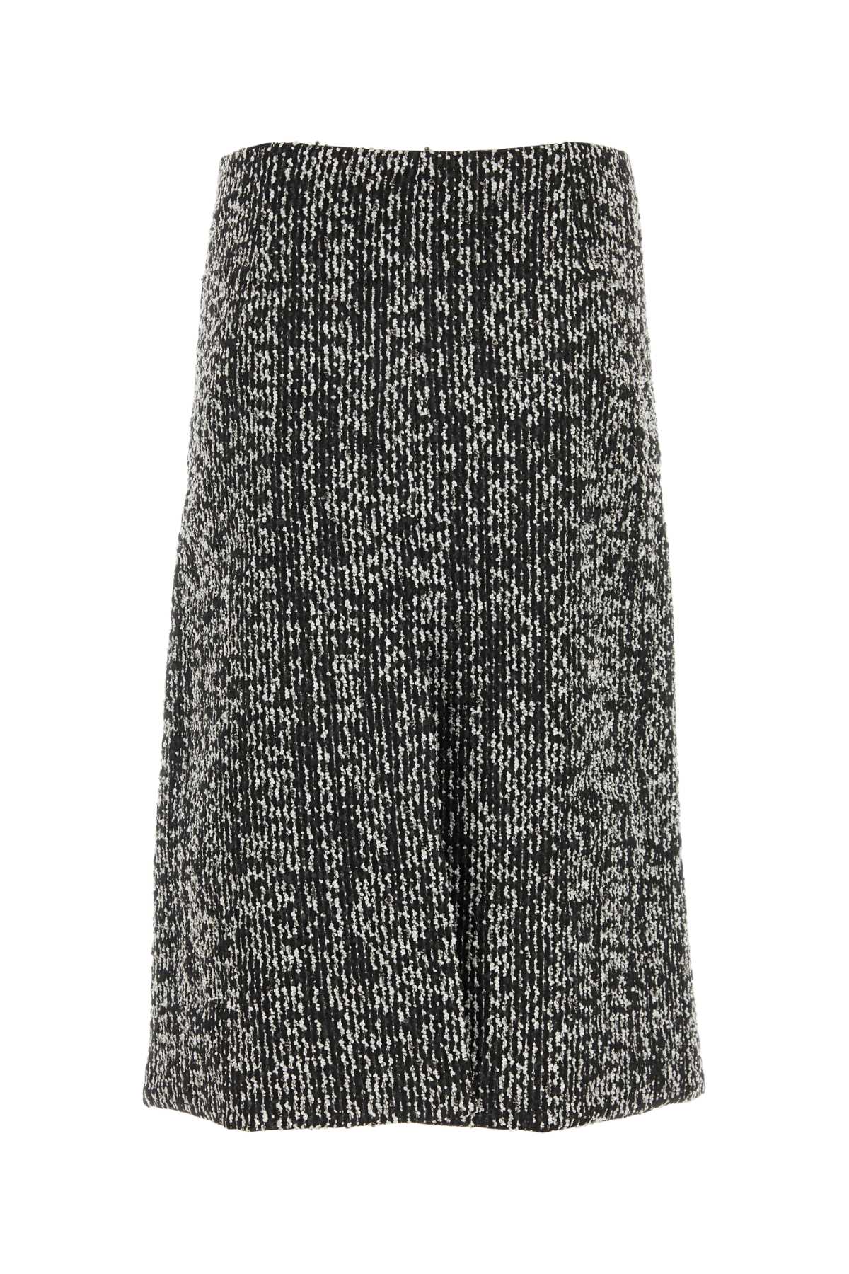 Lanvin Women Two-Tone Boucle Skirt LANVIN