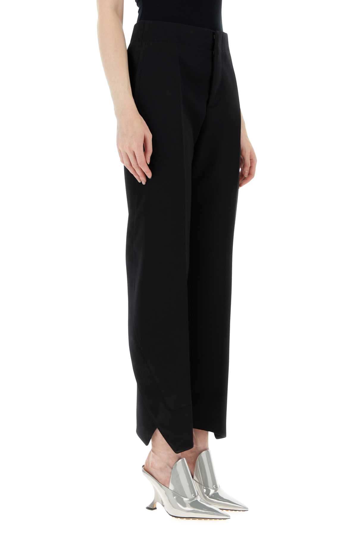 Bottega Veneta Women Black Wool Pant BOTTEGA VENETA