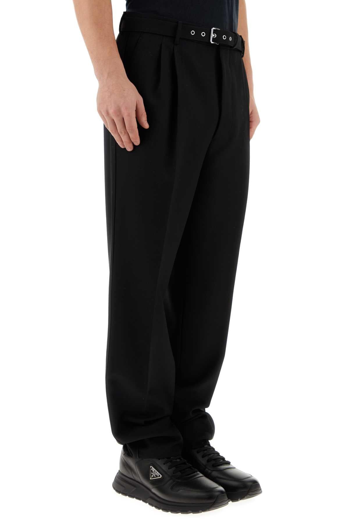 Prada Men Black Wool Pant PRADA