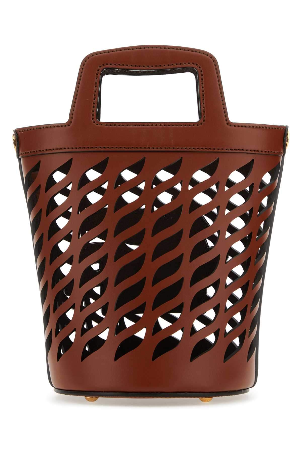 Etro Women Caramel Leather Bucket Bag ETRO
