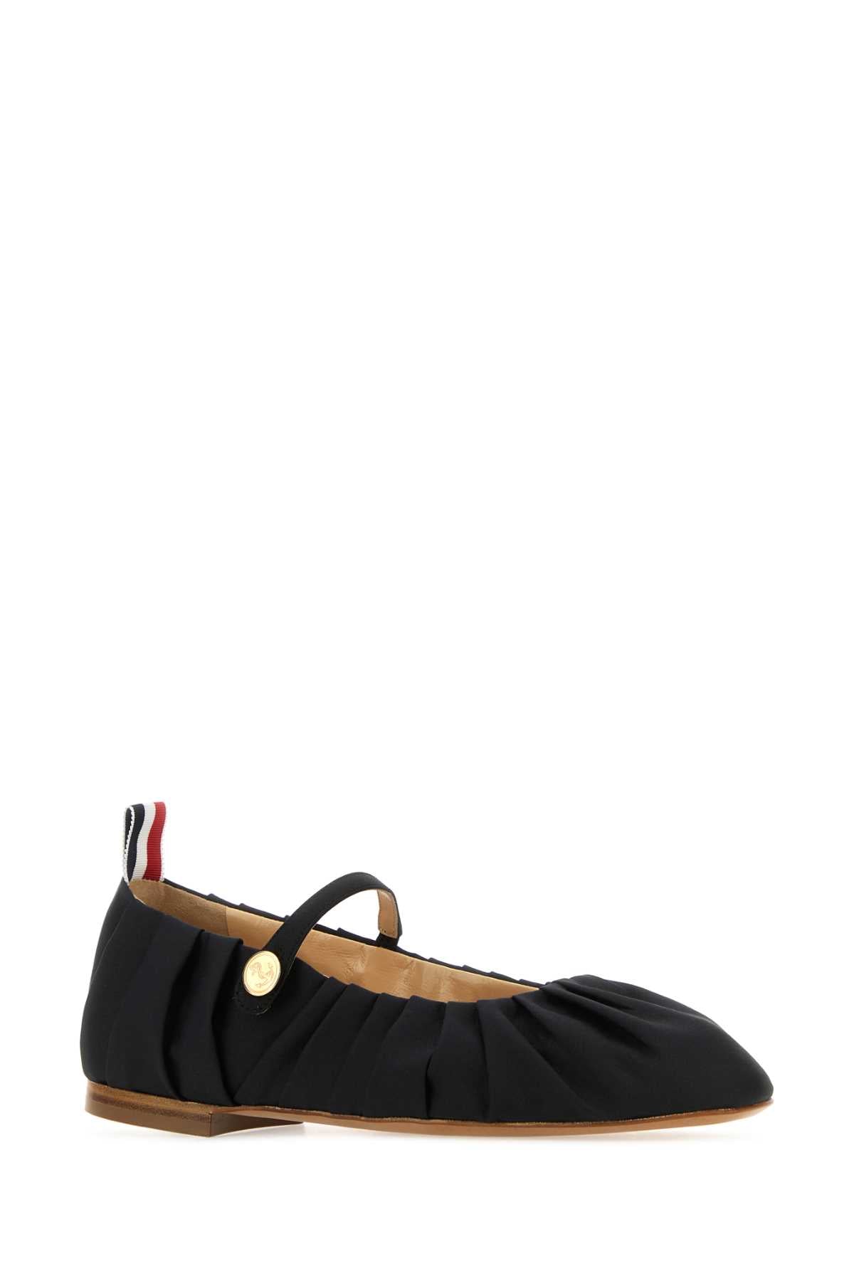 Thom Browne Women Black Fabric John Ballerinas THOM BROWNE