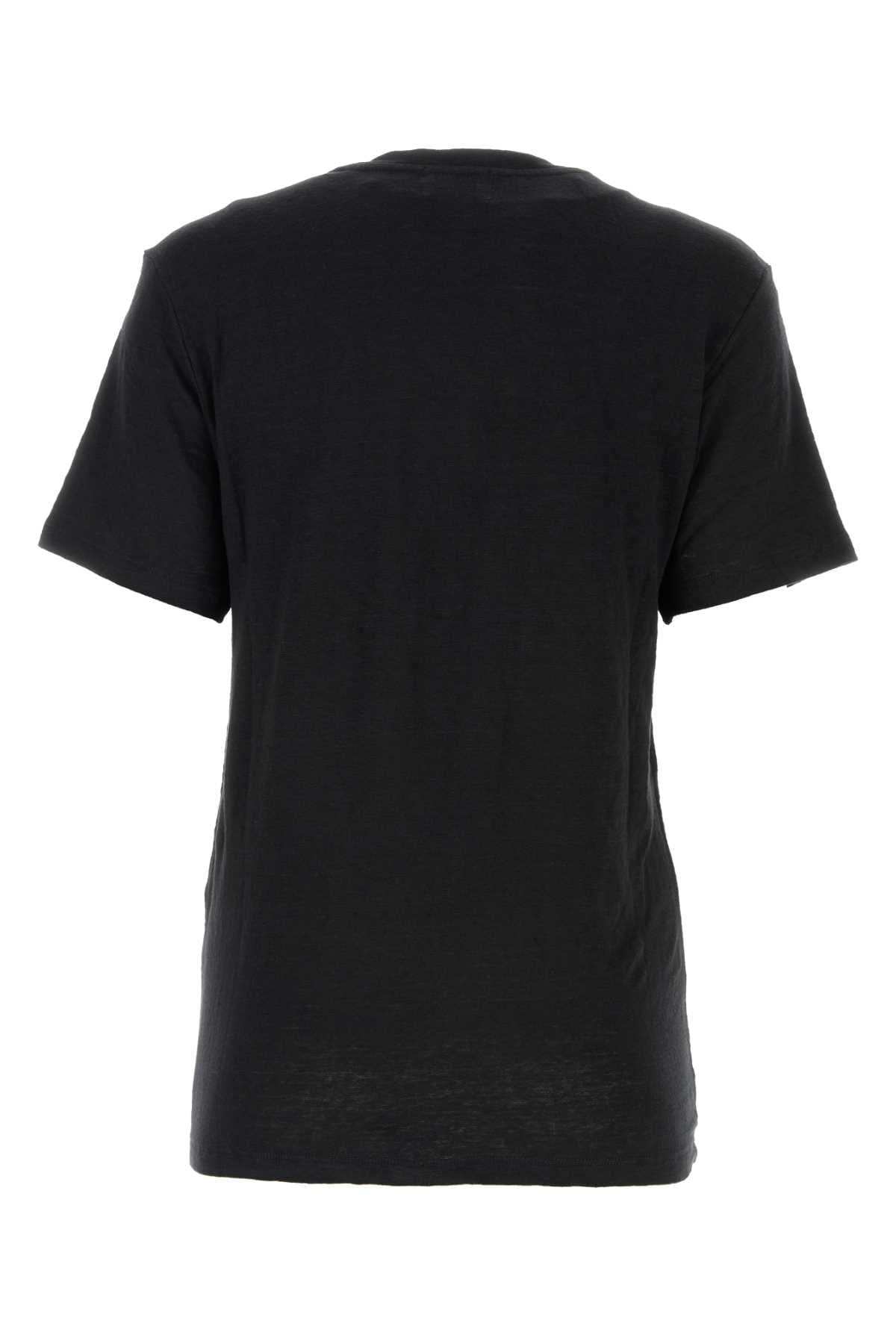 Isabel Marant Etoile Women Black Linen Zewel T-Shirt ISABEL MARANT ETOILE