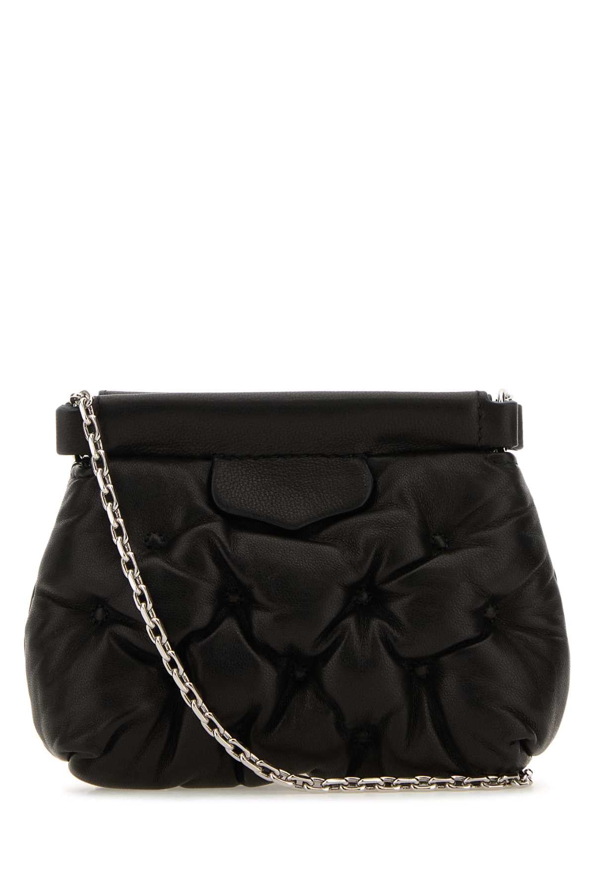 Maison Margiela Women Black Nappa Leather Baby Glam Slam Classique Crossbody Bag MAISON MARGIELA