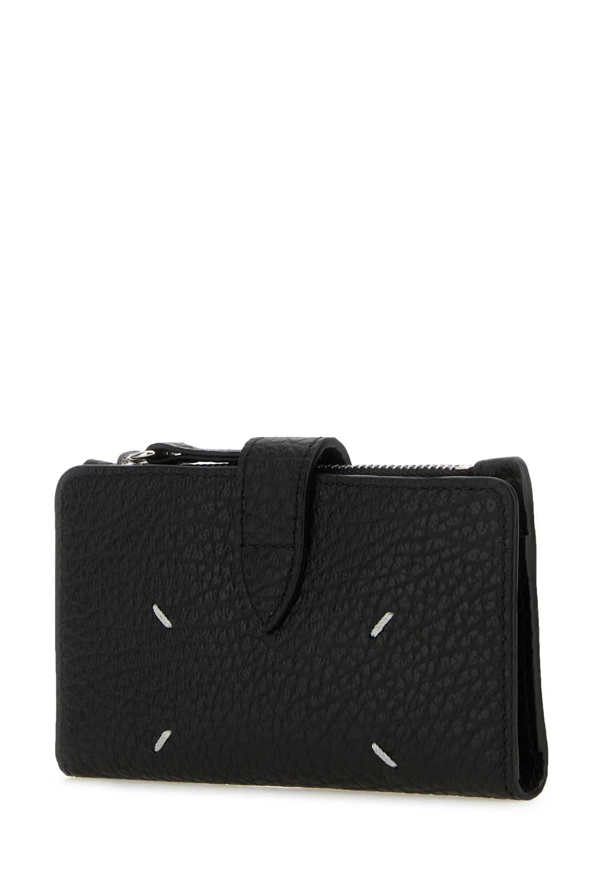 Maison Margiela Women Black Leather Wallet MAISON MARGIELA