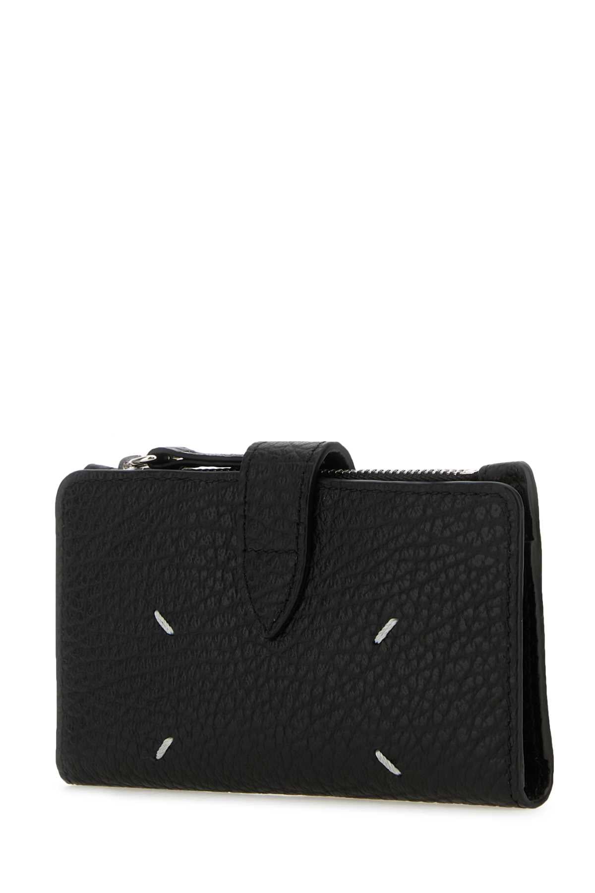 Maison Margiela Women Black Leather Wallet MAISON MARGIELA