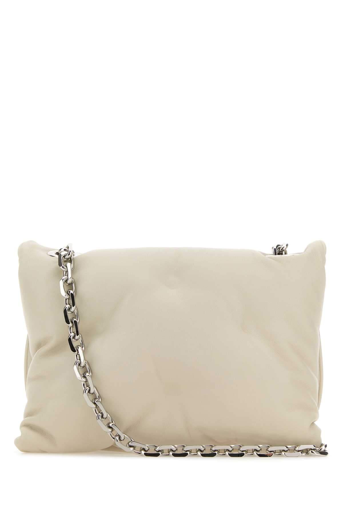 Maison Margiela Women Chalk Nappa Leather Small Glam Slam Flap Crossbody Bag MAISON MARGIELA
