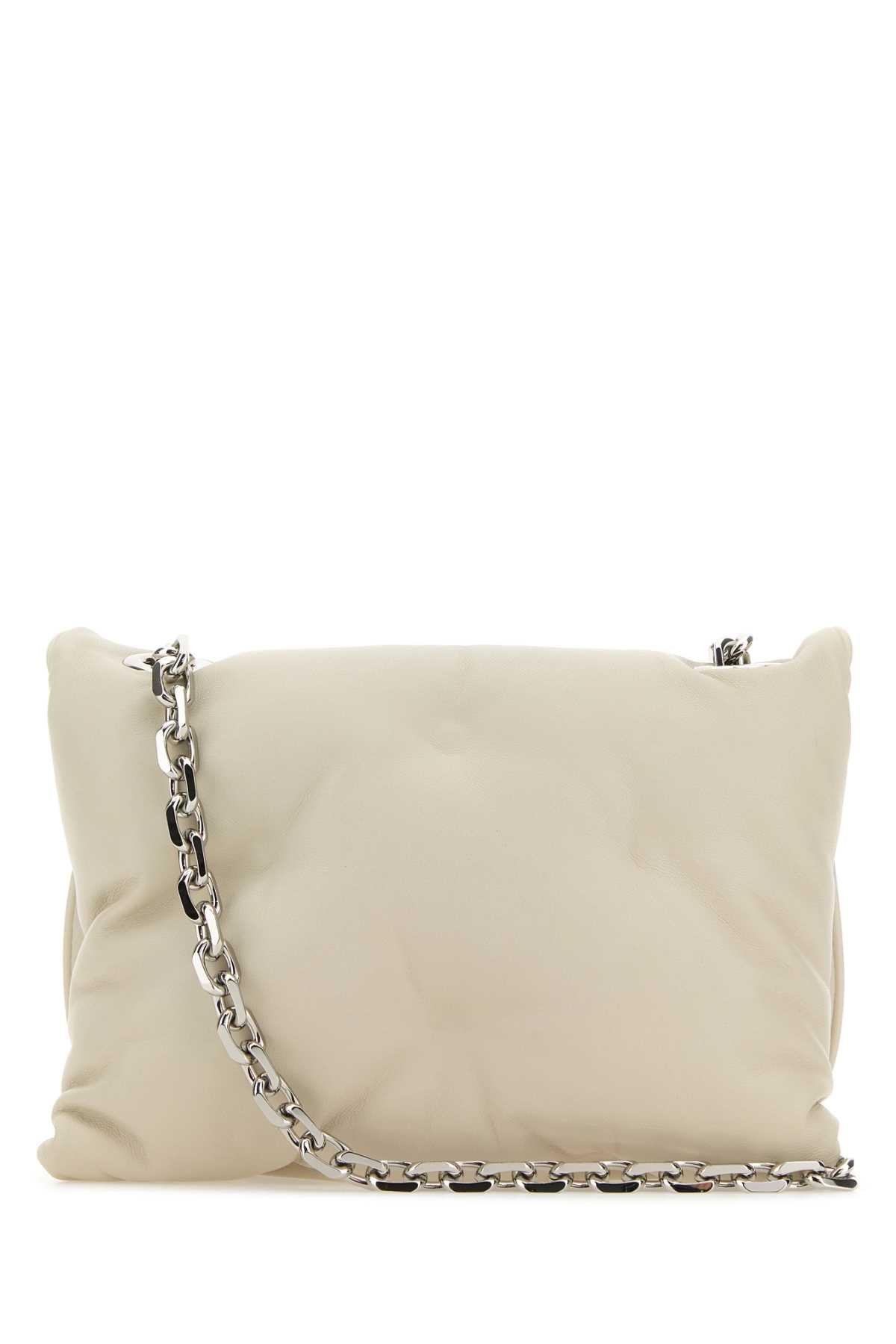 Maison Margiela Women Chalk Nappa Leather Small Glam Slam Flap Crossbody Bag MAISON MARGIELA