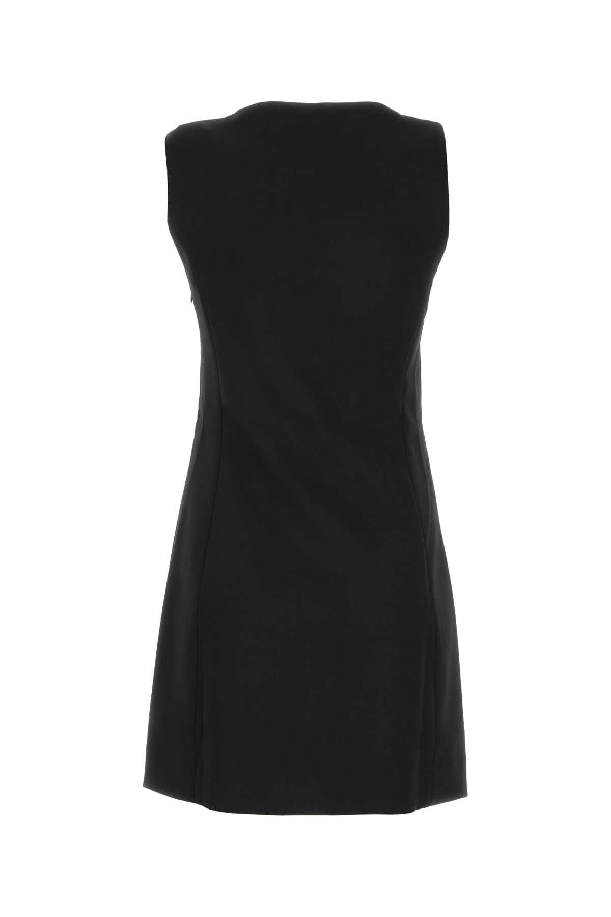 Coperni Women Black Stretch Jersey Fitted Dress COPERNI