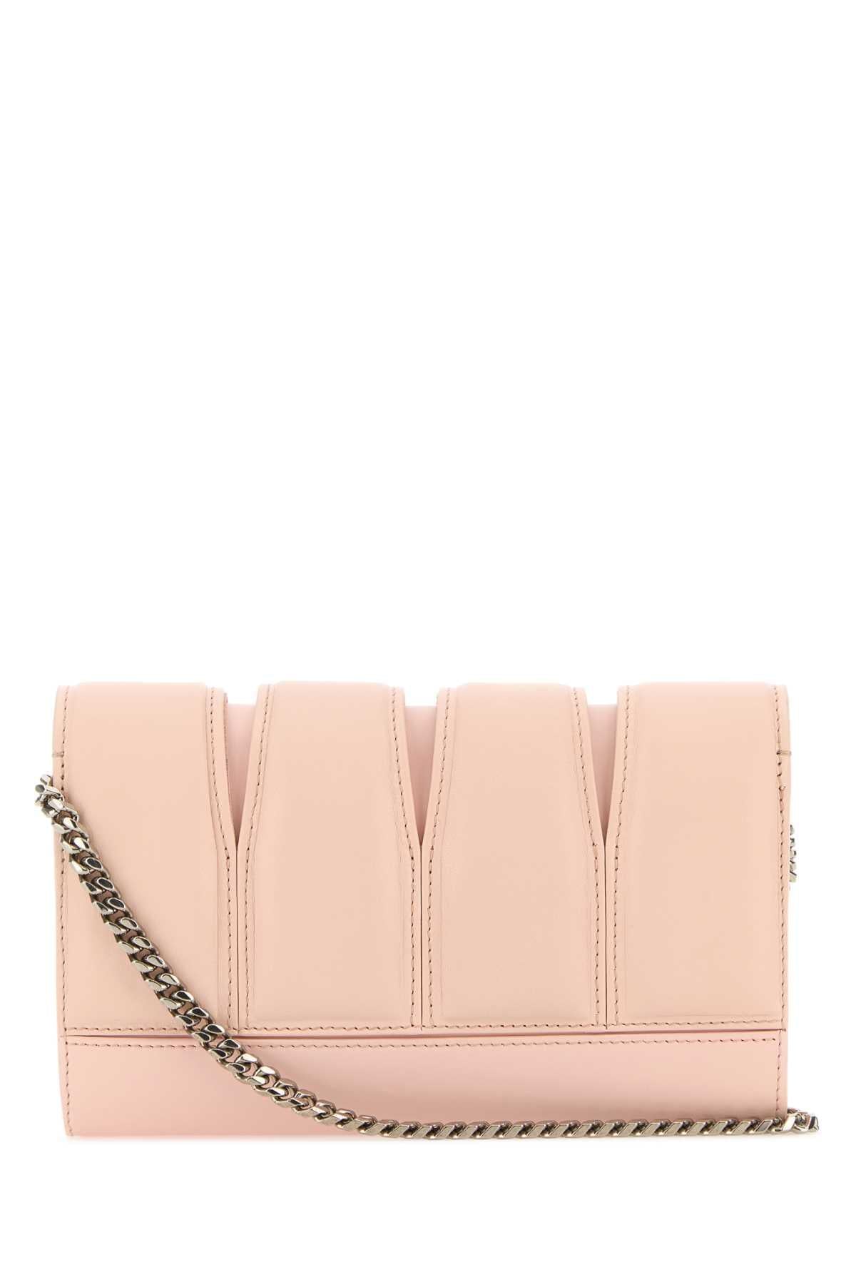 Alexander Mcqueen Women Pink Leather The Slash Clutch ALEXANDER MCQUEEN