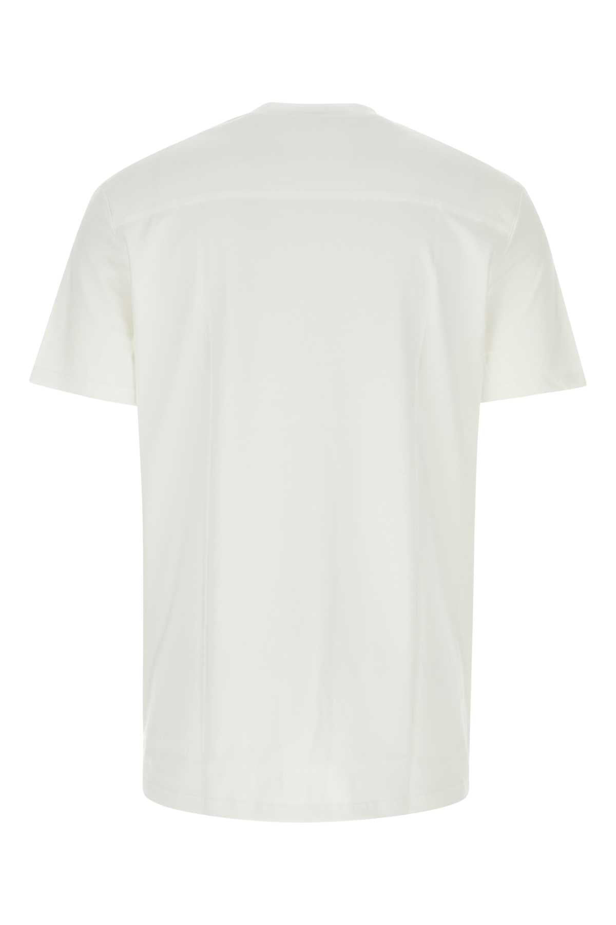 Jil Sander Men White Cotton T-Shirt JIL SANDER