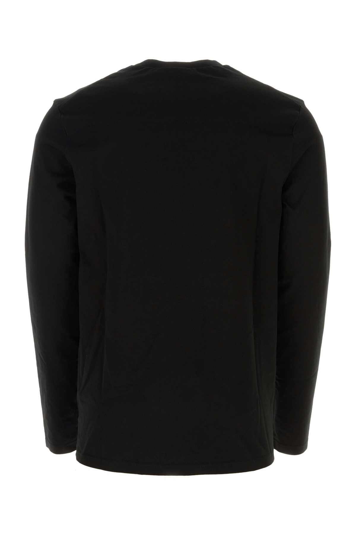 Jil Sander Men Black Cotton T-Shirt JIL SANDER