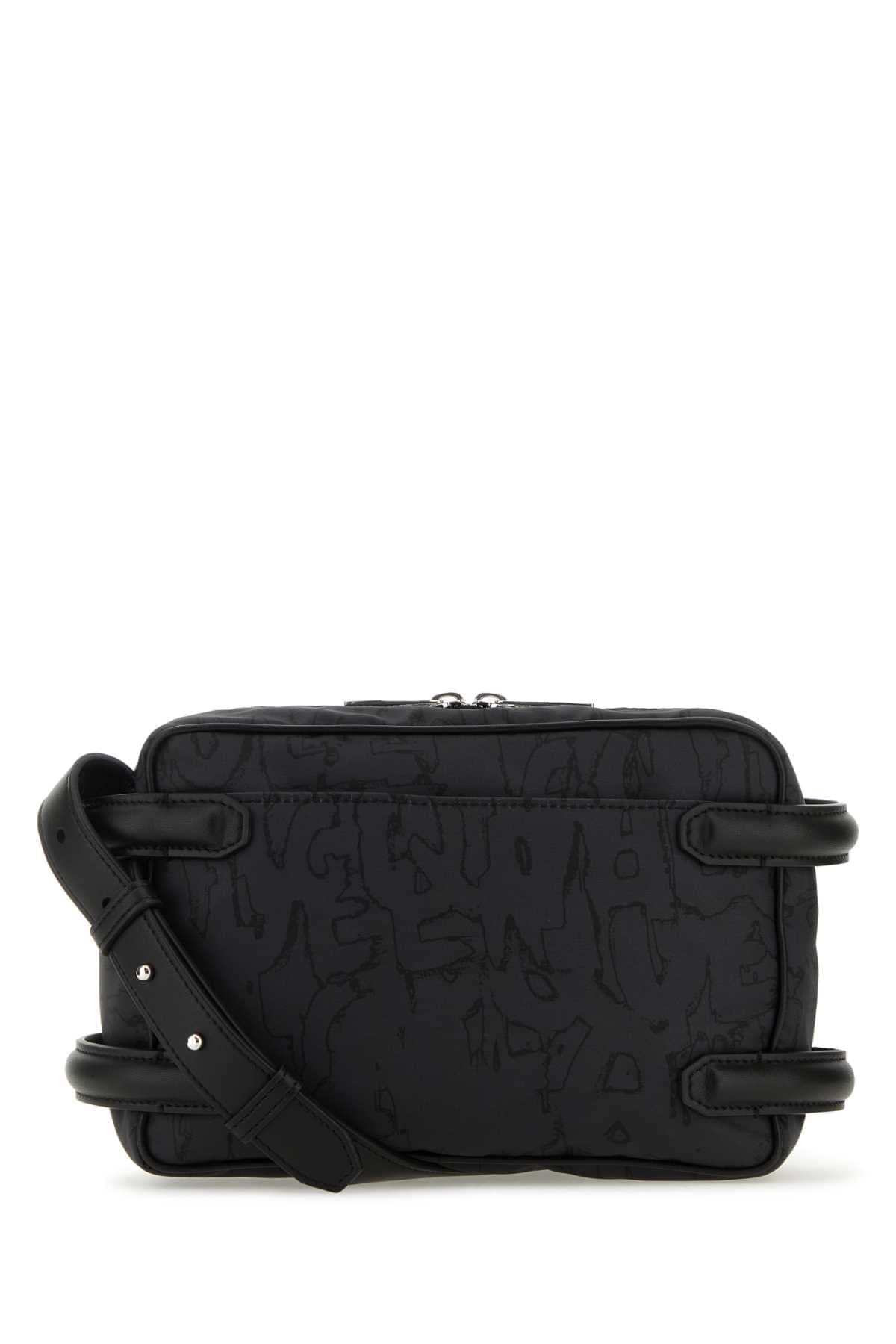 Alexander Mcqueen Men Black Nylon Harness Crossbody Bag ALEXANDER MCQUEEN