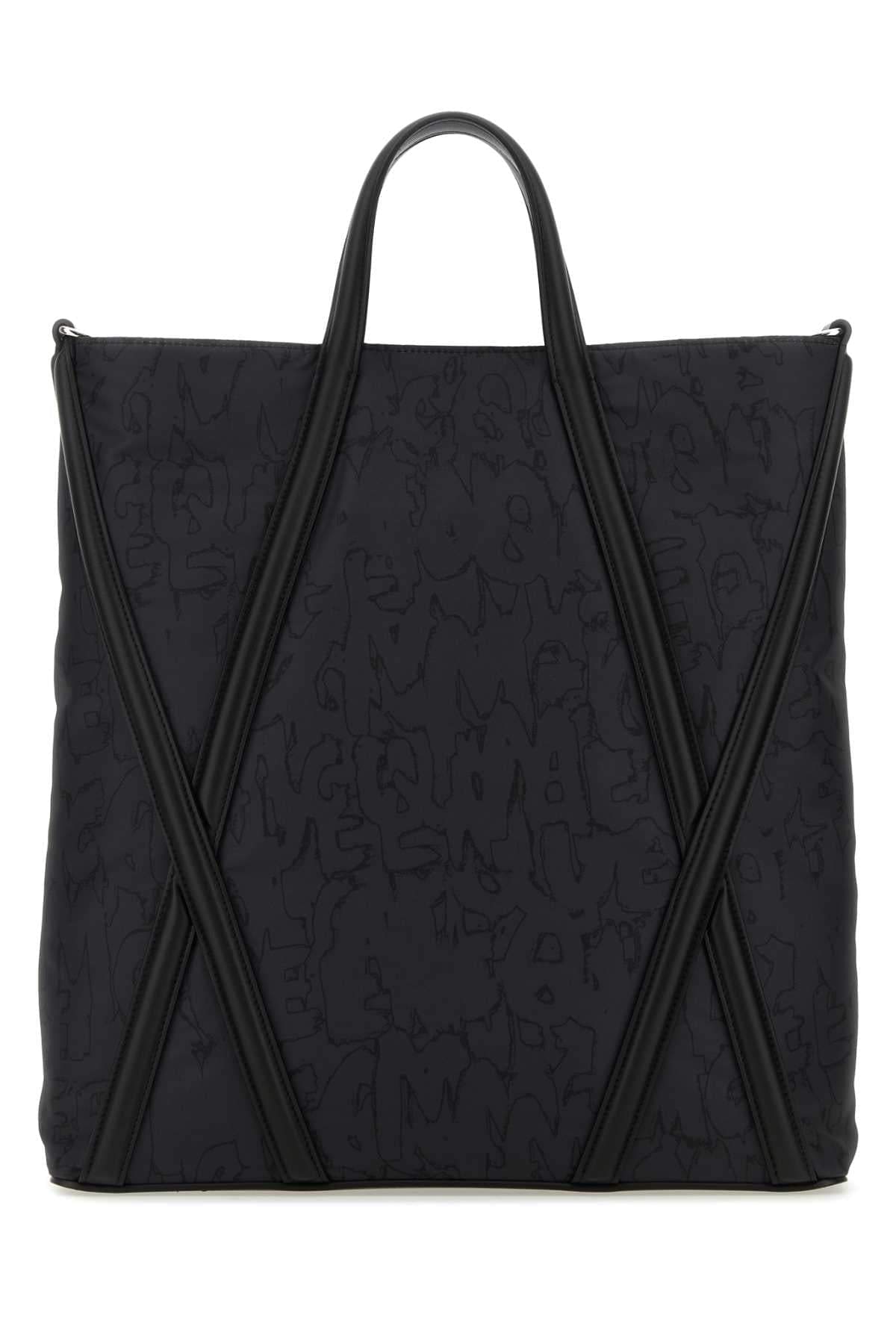 Alexander Mcqueen Men Black Nylon The Harness Shopping Bag ALEXANDER MCQUEEN
