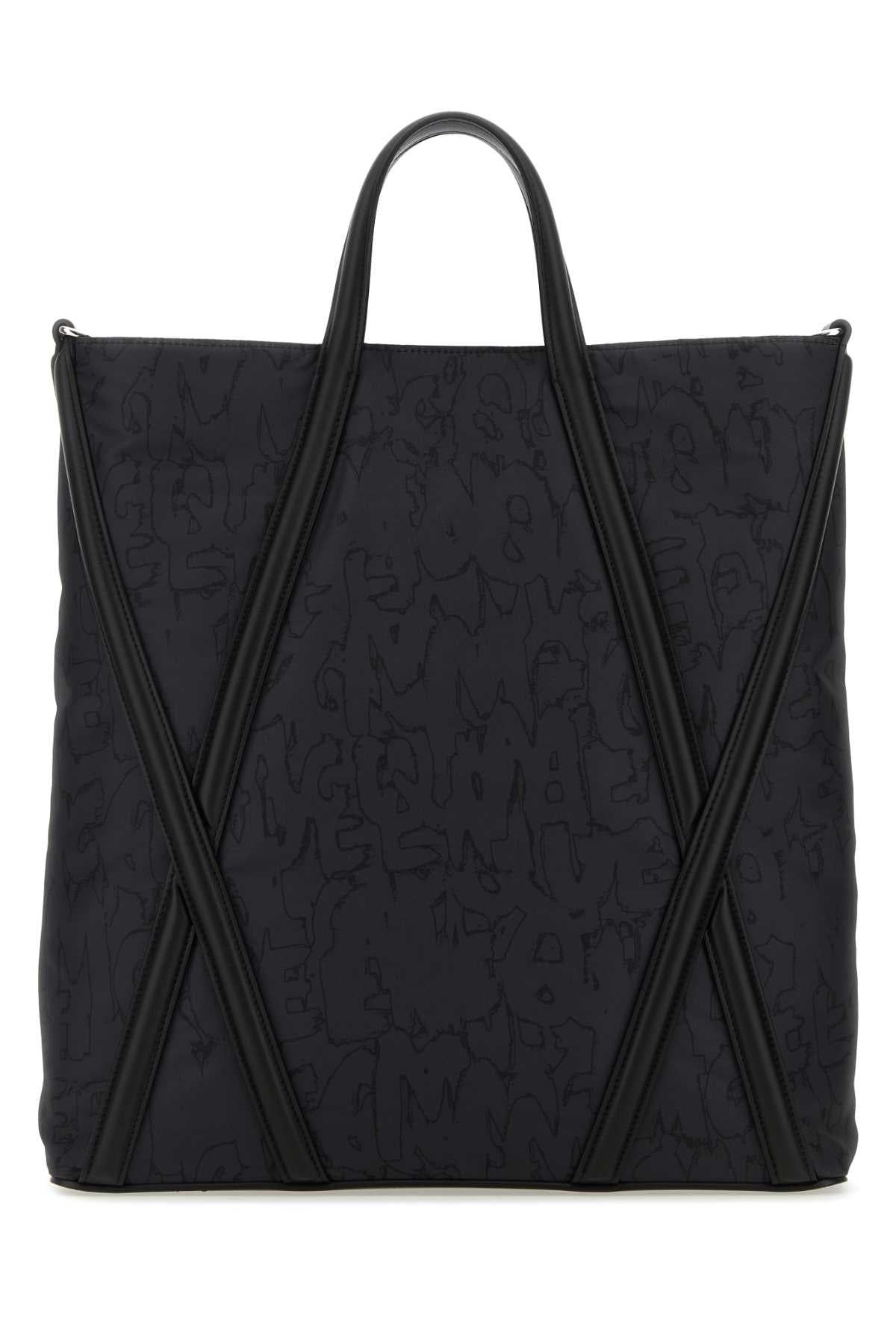 Alexander Mcqueen Men Black Nylon The Harness Shopping Bag ALEXANDER MCQUEEN