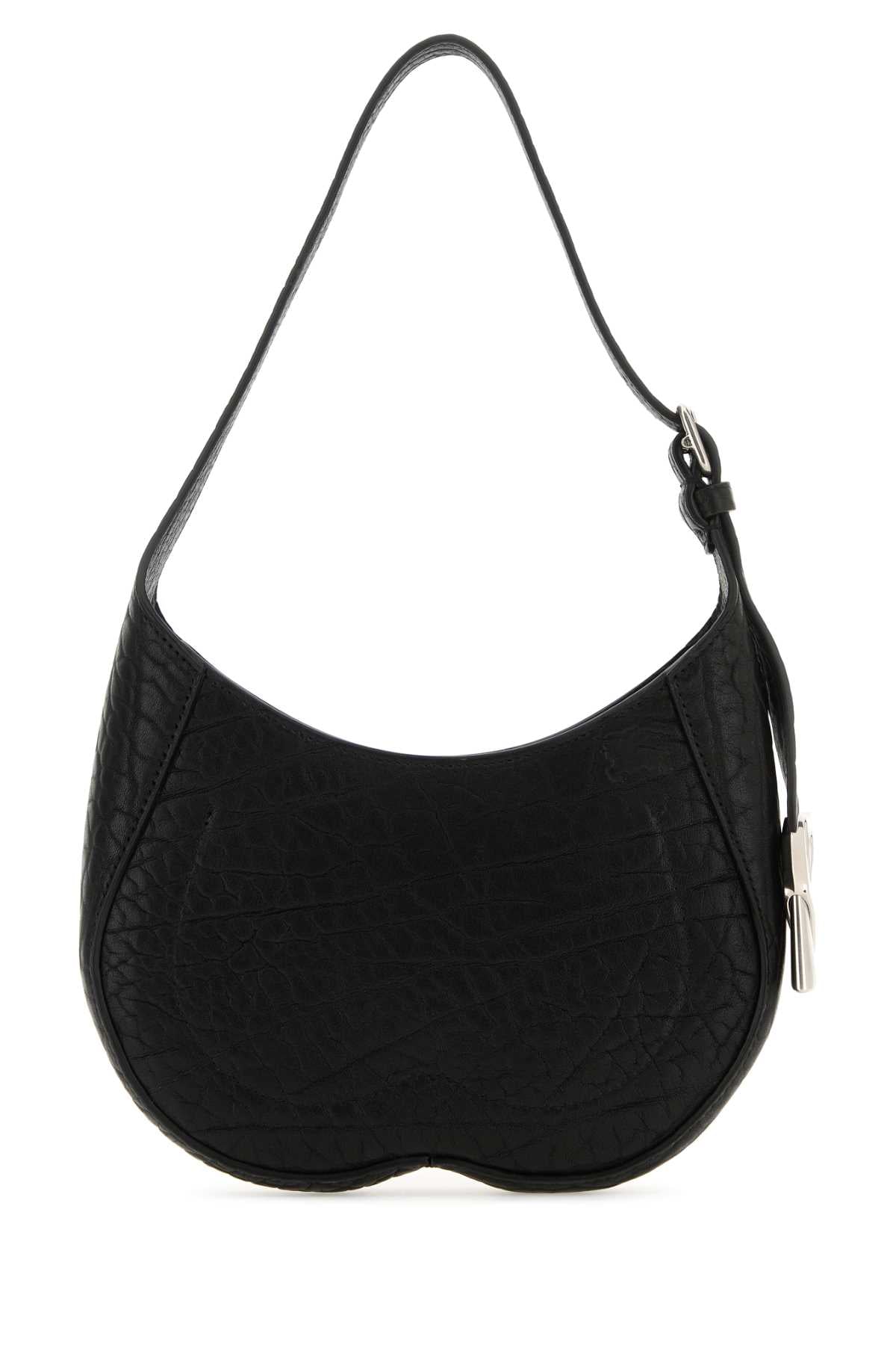 Burberry Women Black Leather Small Chess Shoulder Bag BURBERRY