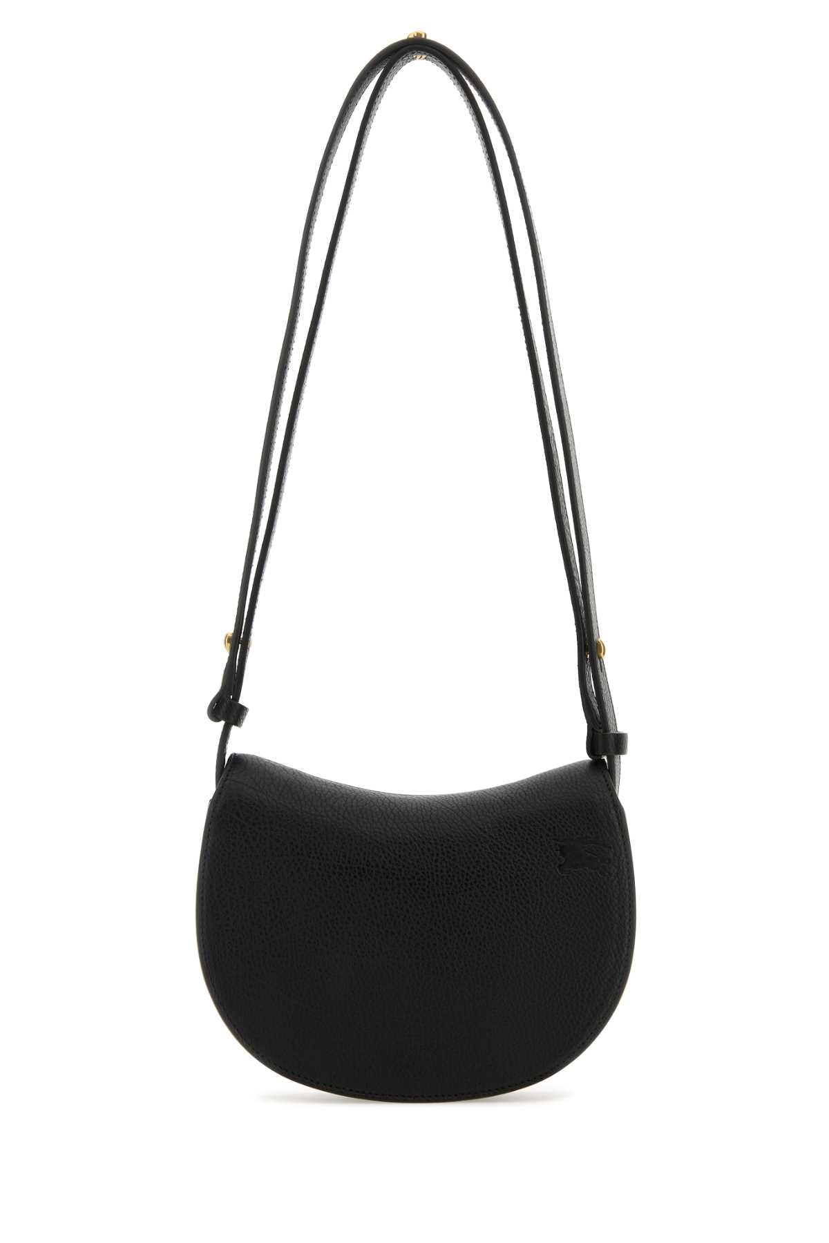 Burberry Women Black Leather Mini Rocking Horse Shoulder Bag BURBERRY