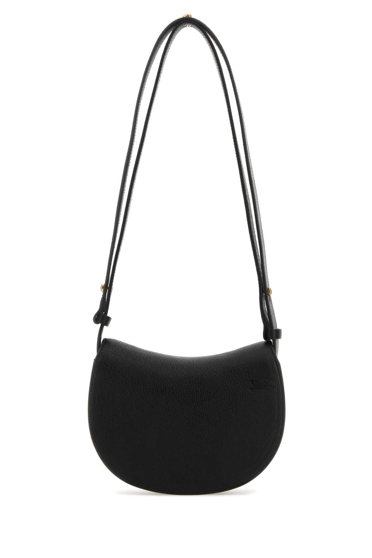 Burberry Women Black Leather Mini Rocking Horse Shoulder Bag BURBERRY