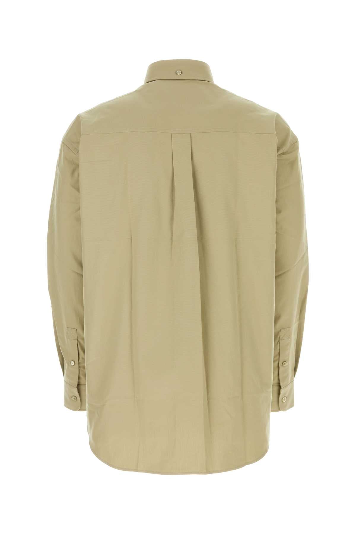 Burberry Men Army Green Oxford Shirt BURBERRY